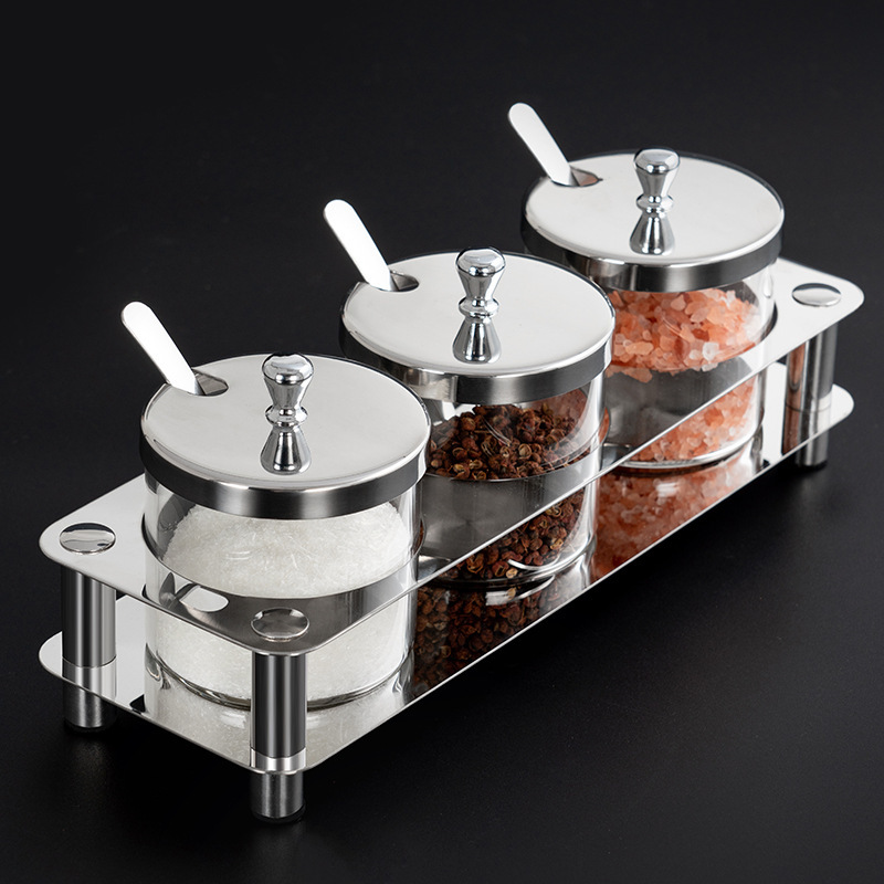 Borosilicate Glass Seasoning Jar Set