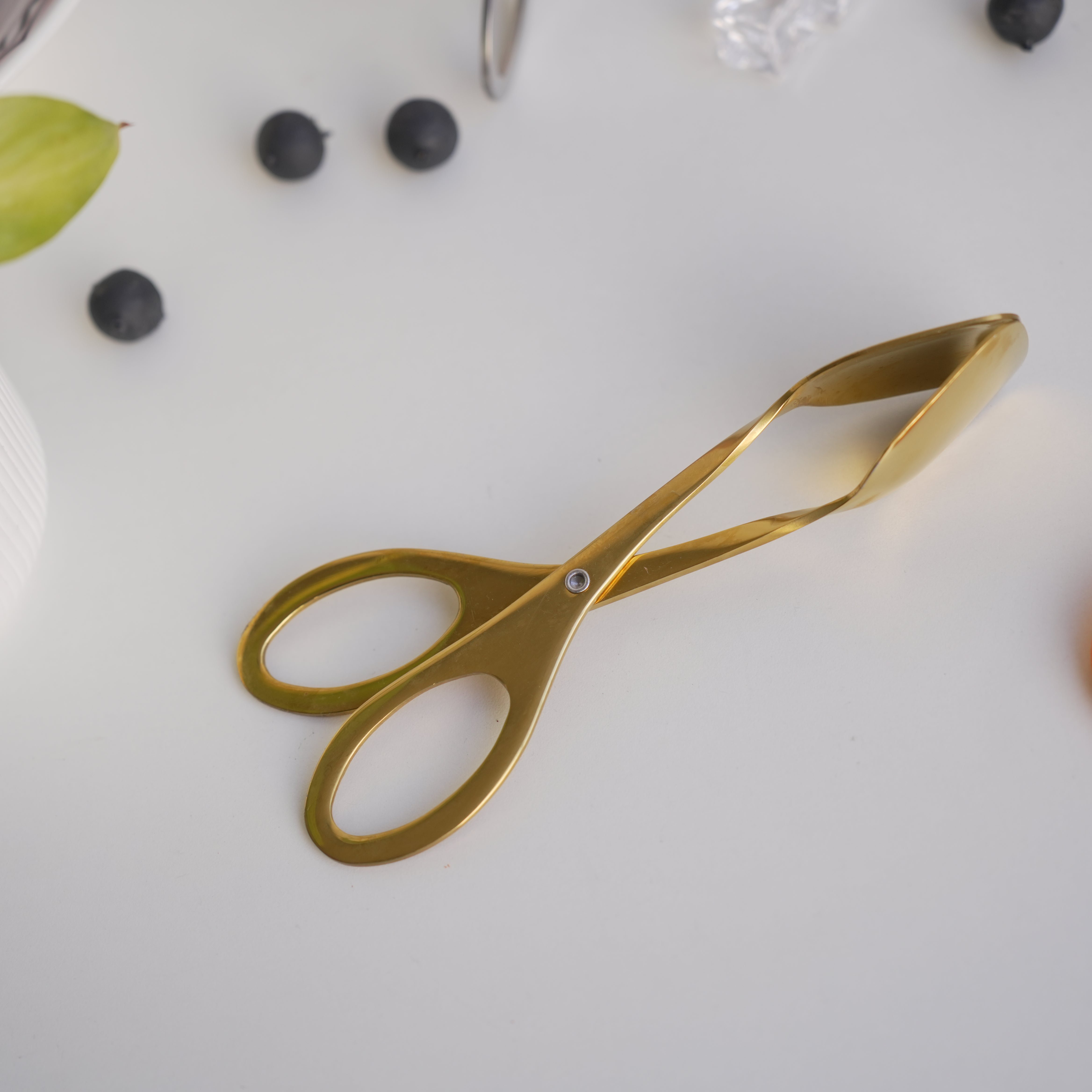 Stainless Steel Scissor Tongs – Gold & Silver - Image 6