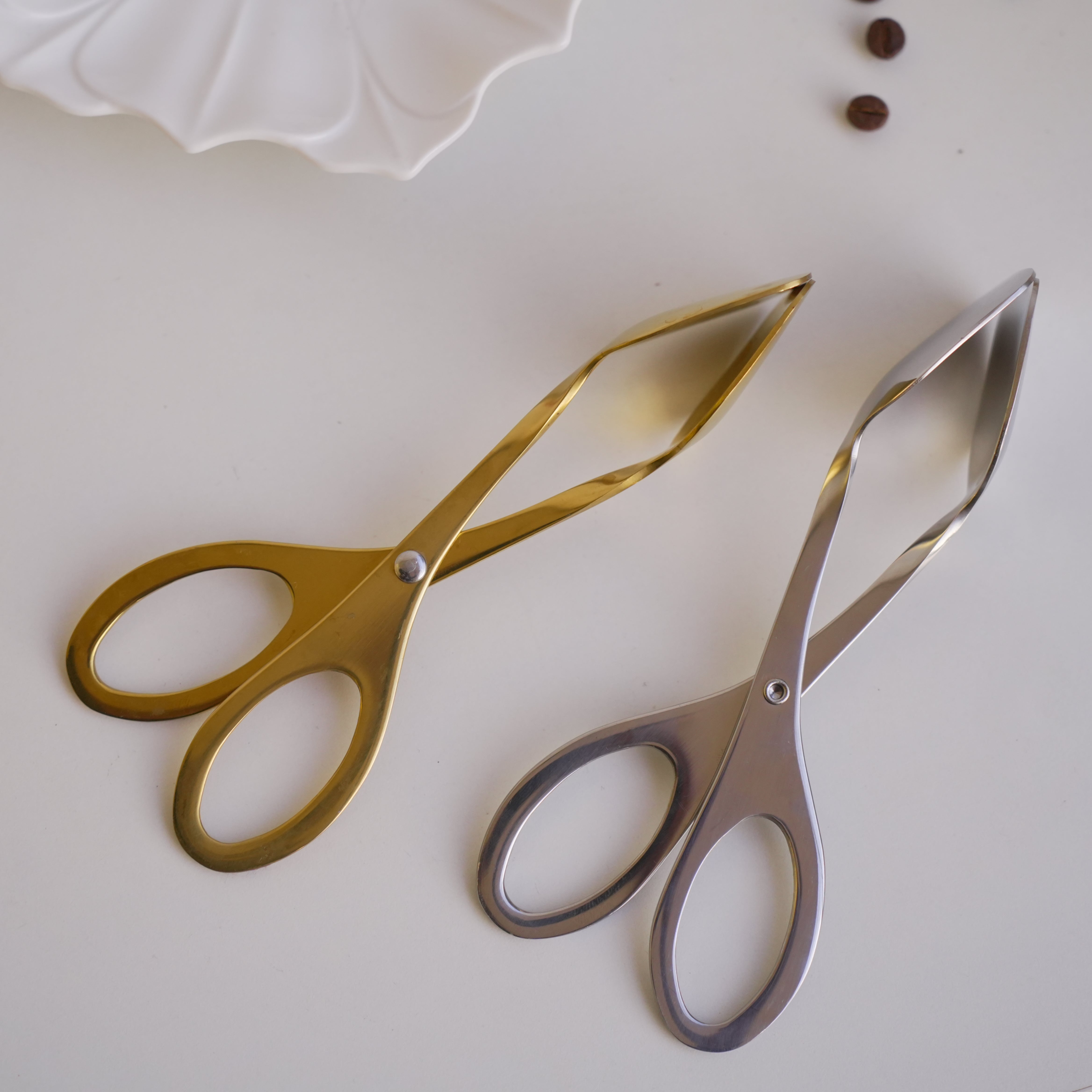Stainless Steel Scissor Tongs – Gold & Silver - Image 11