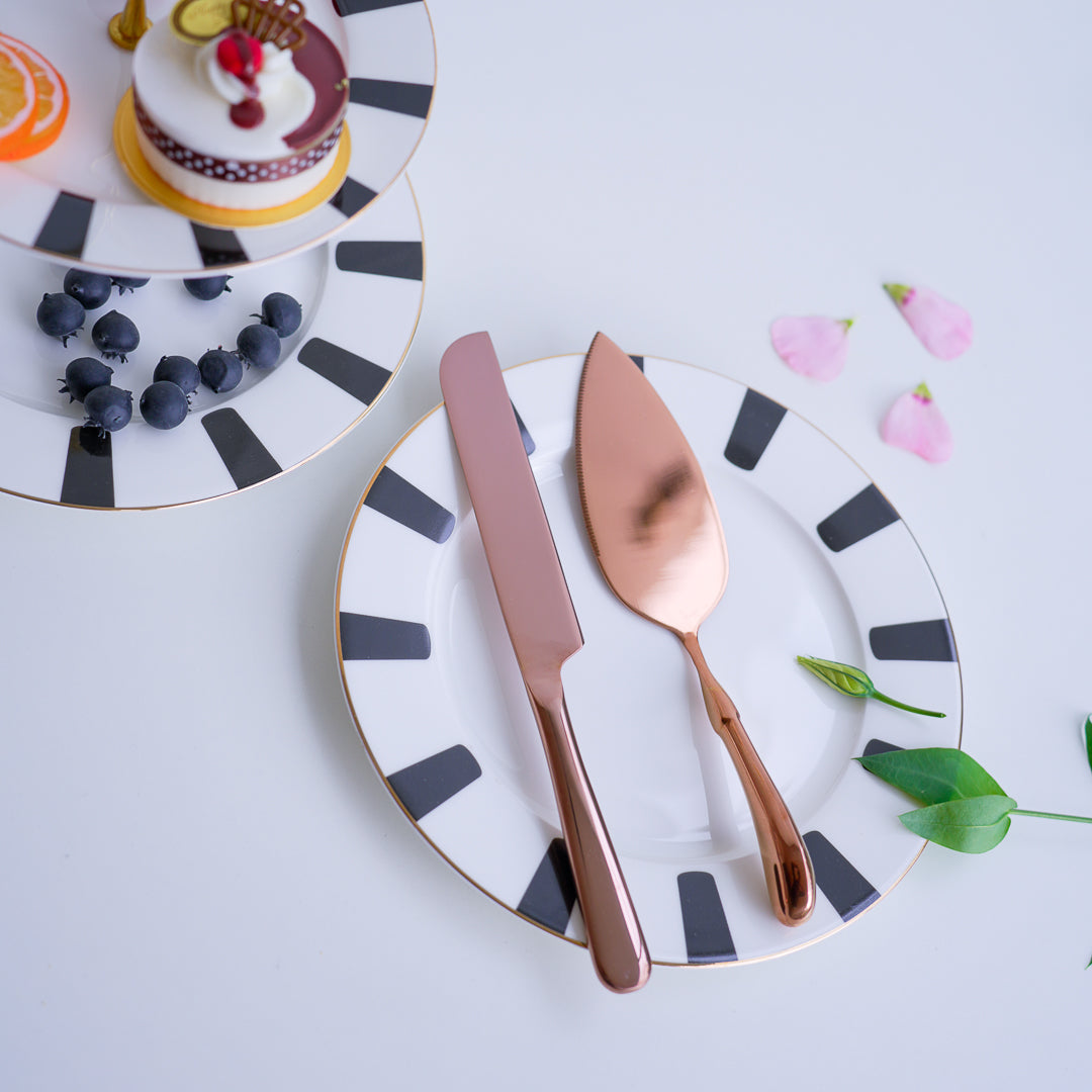 Cake Server and Knife Set – Gold, Silver & Rose Gold - Image 12