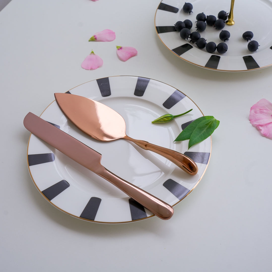 Cake Server and Knife Set – Gold, Silver & Rose Gold - Image 8