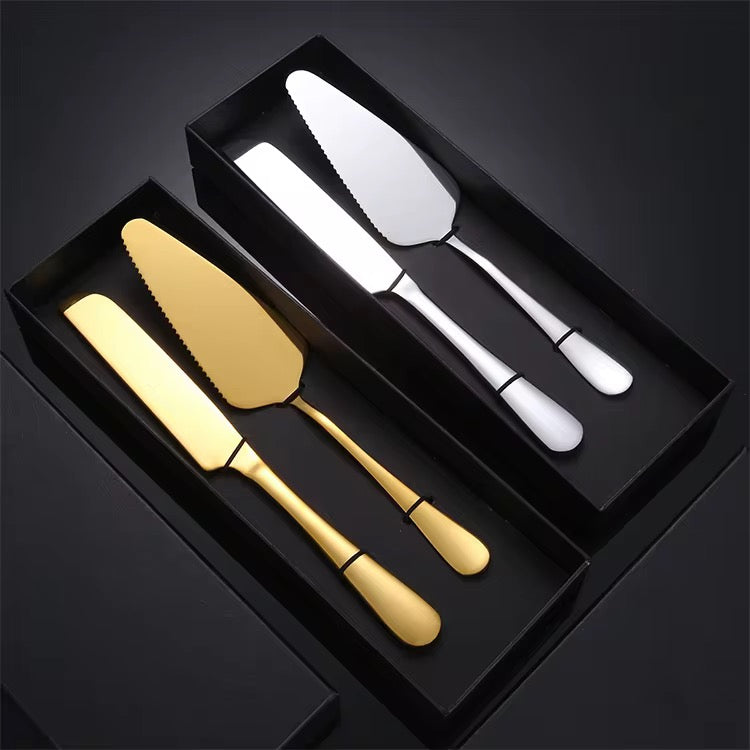 Cake Server and Knife Set – Gold, Silver & Rose Gold - Image 11