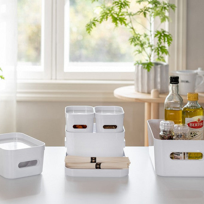 Extra-Small Stackable Lidded Fridge Storage Box - Image 8