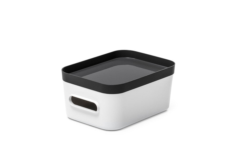 Small Stackable Lidded Fridge Storage Box - Image 3