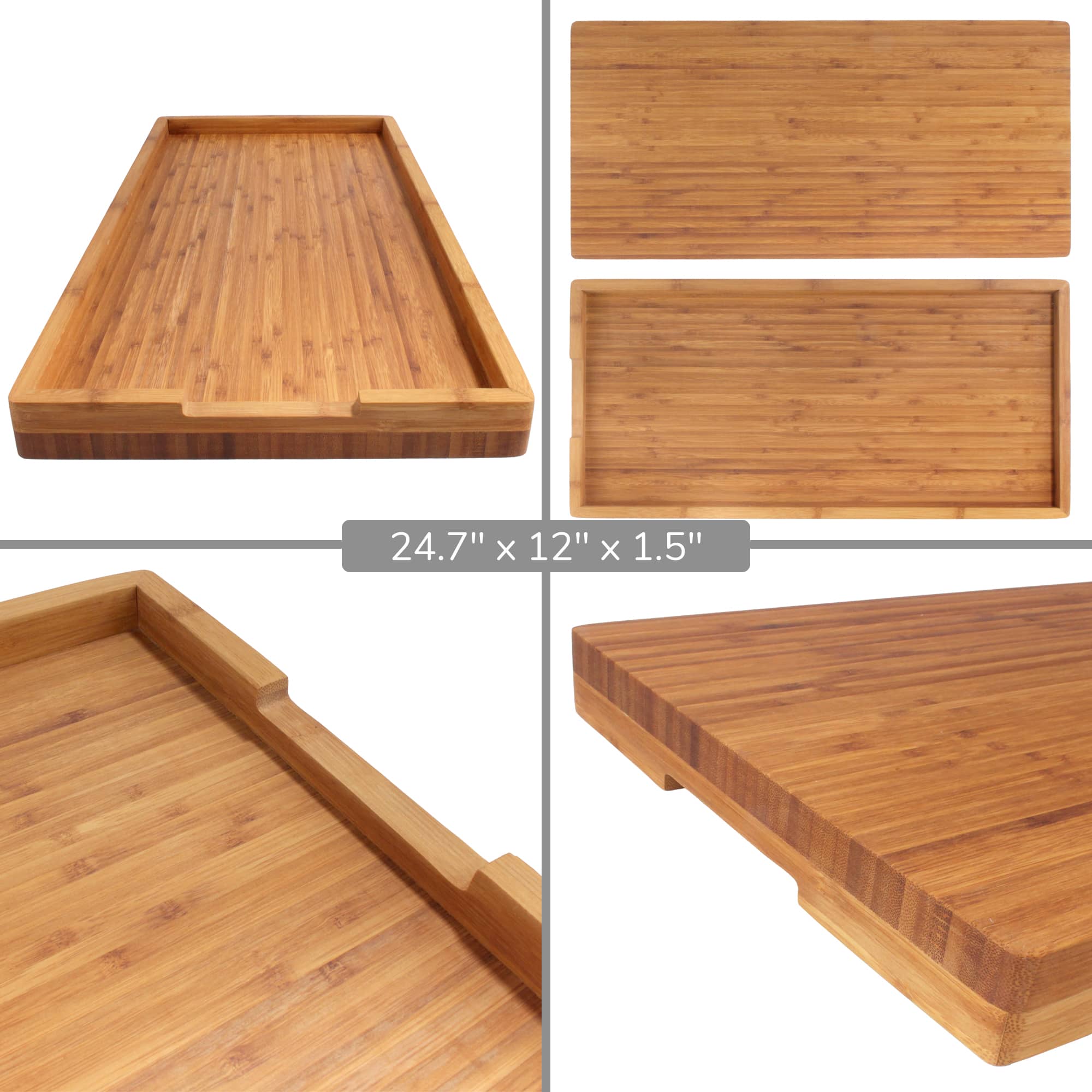 Bamboo Stove-Top Cover and Cutting Board - Image 5