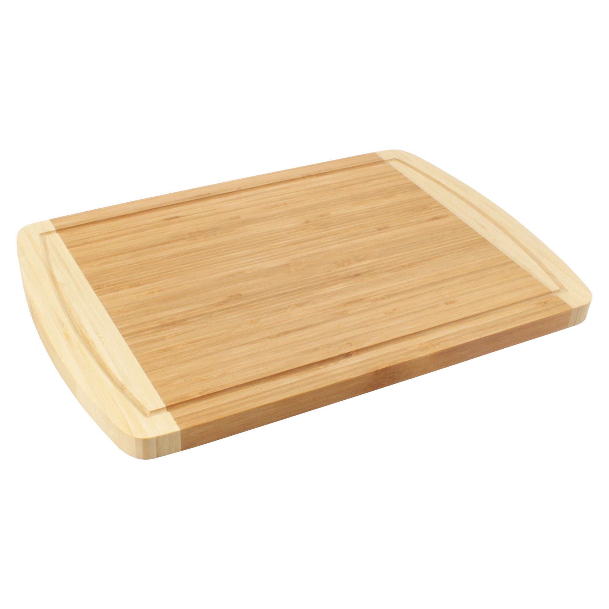 Grooved Two-Tone Bamboo Cutting Board – 17.25 x 11.75 Inch - Image 7