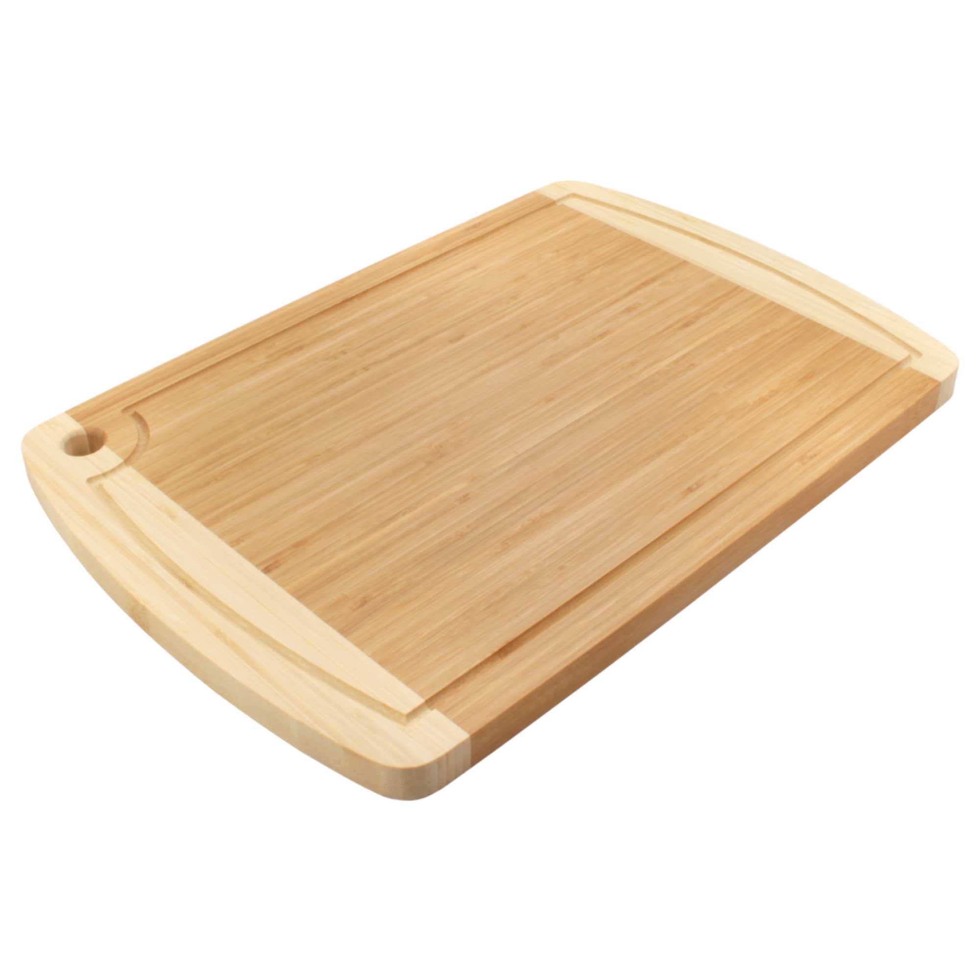 Grooved Two-Tone Bamboo Cutting Board – 17.25 x 11.75 Inch - Image 8