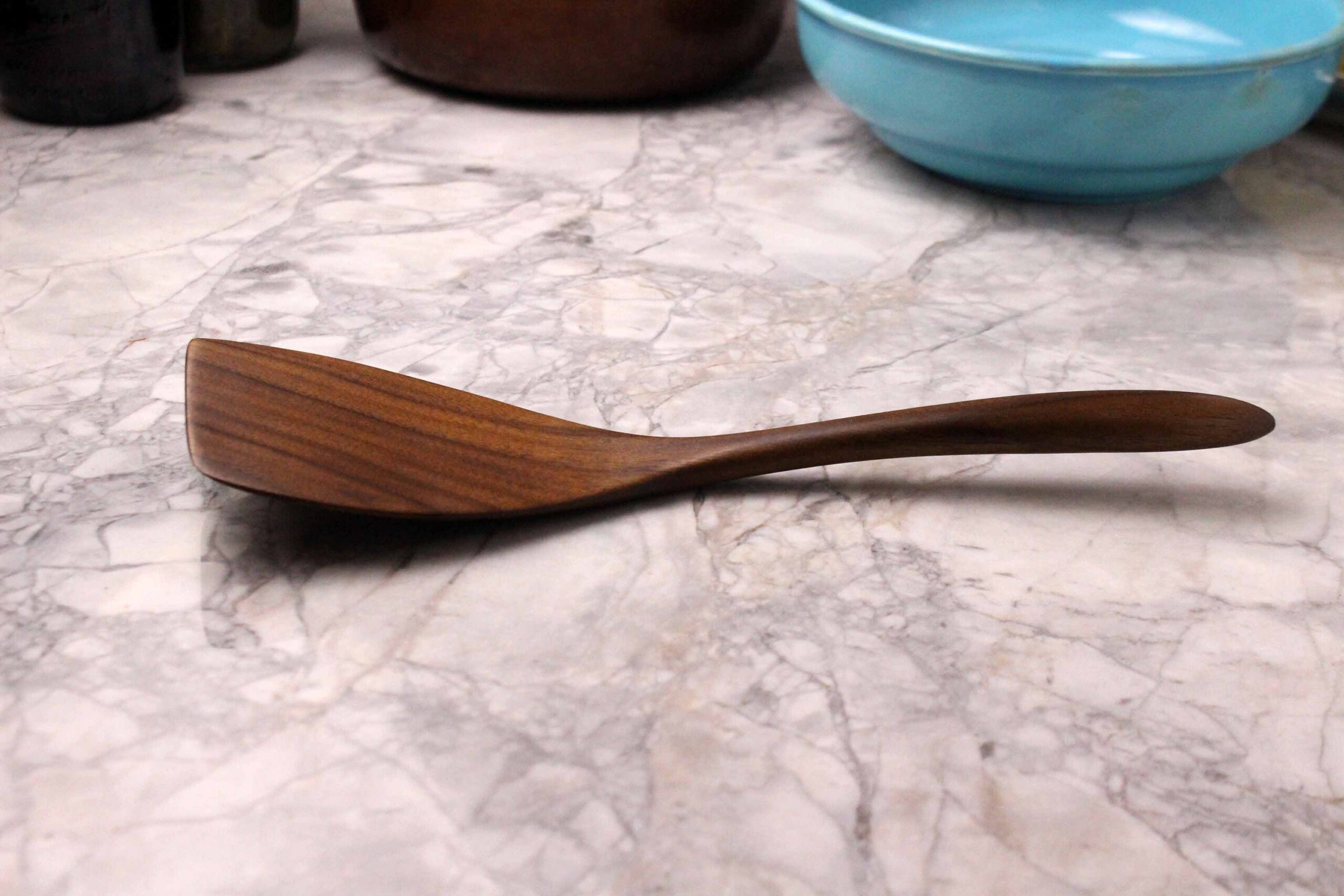 Handmade Wooden Turning and Stirring Spatula - Image 6