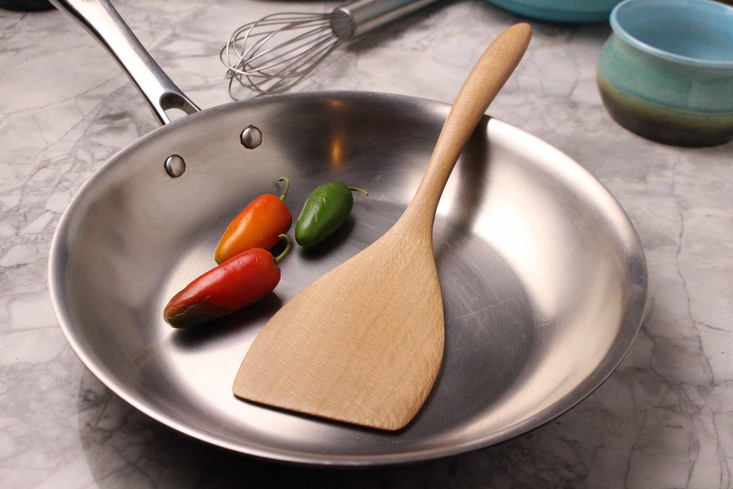Handmade Wooden Turning and Stirring Spatula - Image 7