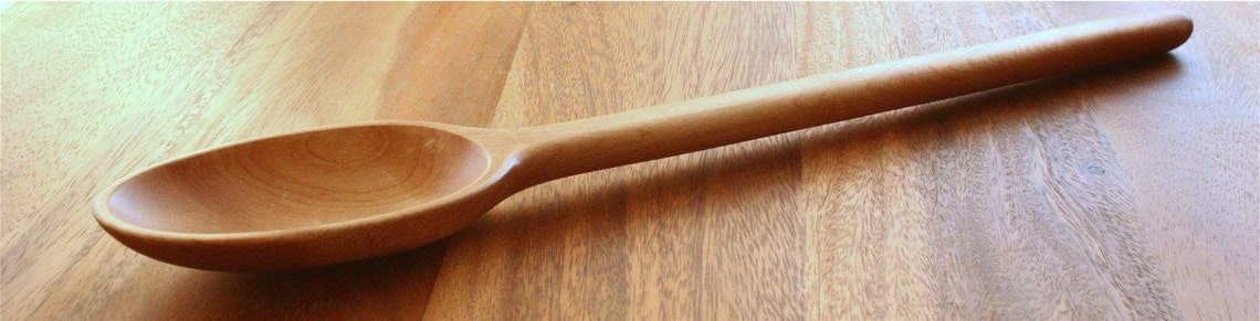 Heavy-Duty Handmade Wooden Mixing Spoon - Image 8