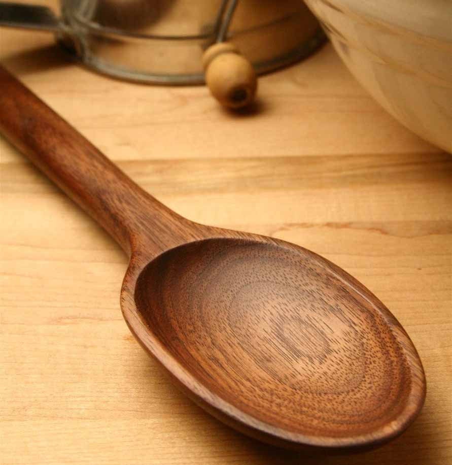 Heavy-Duty Handmade Wooden Mixing Spoon - Image 10