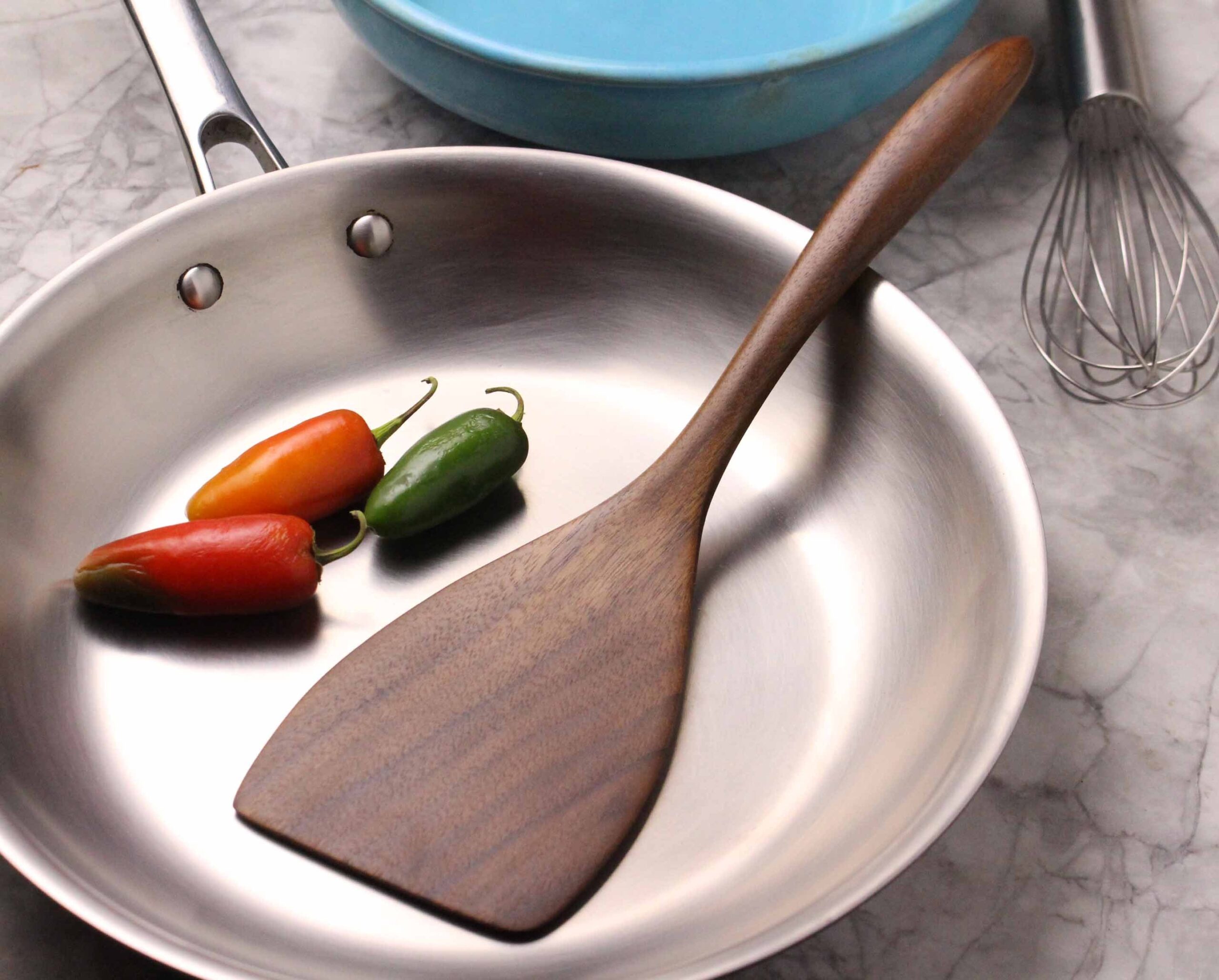 Handmade Wooden Turning and Stirring Spatula - Image 3