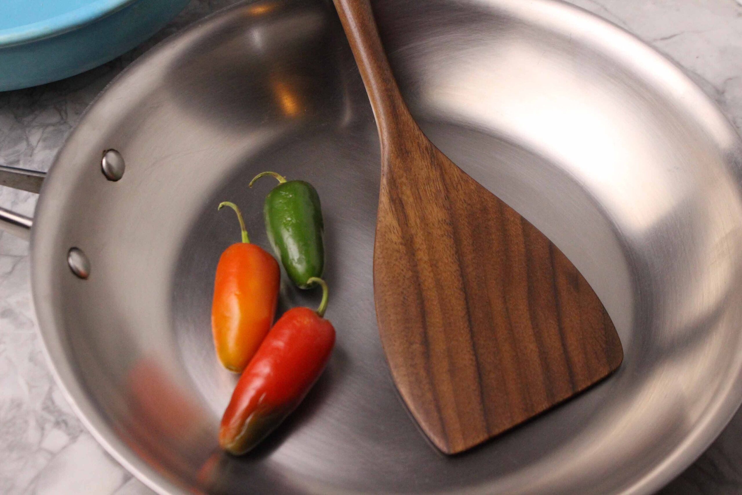 Handmade Wooden Turning and Stirring Spatula - Image 5