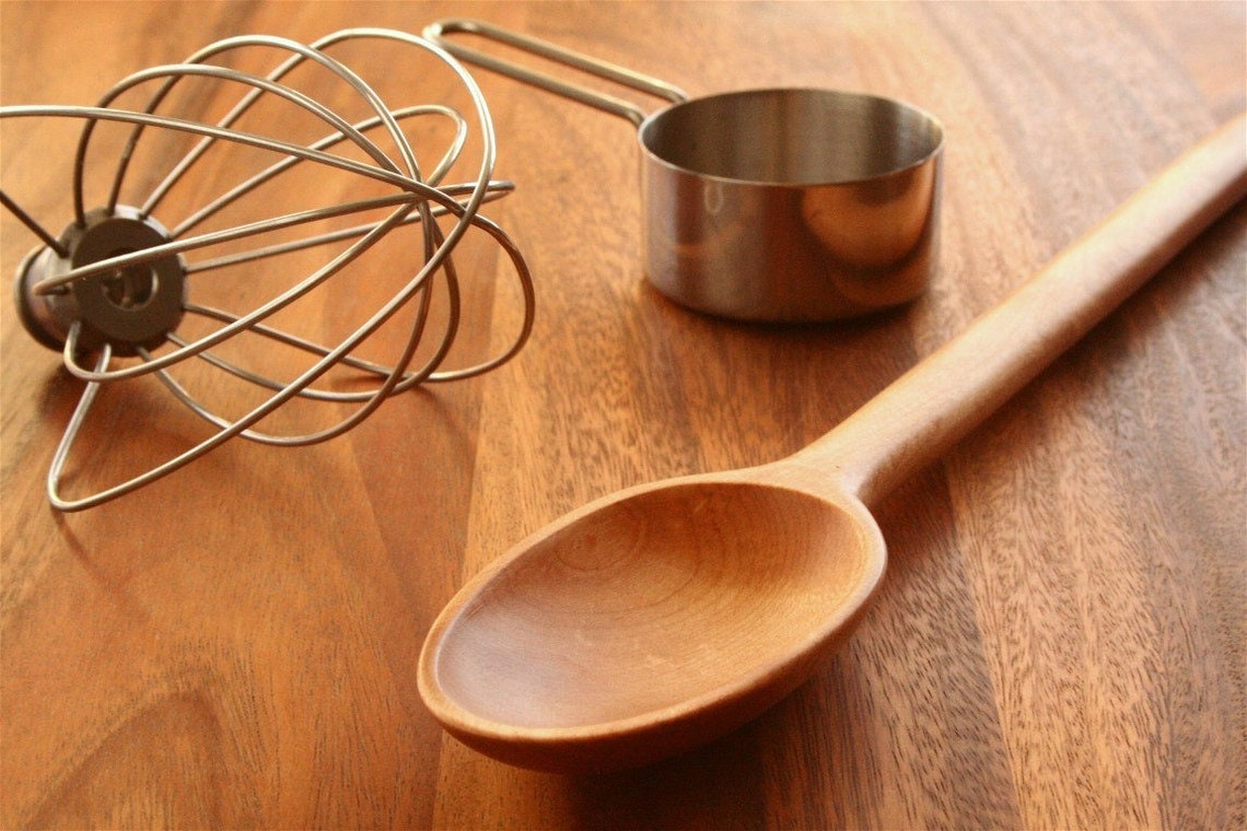 Heavy-Duty Handmade Wooden Mixing Spoon - Image 6