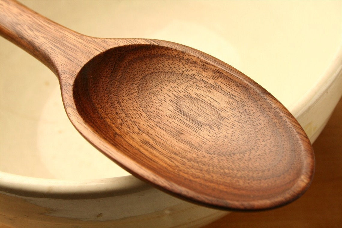 Heavy-Duty Handmade Wooden Mixing Spoon - Image 7