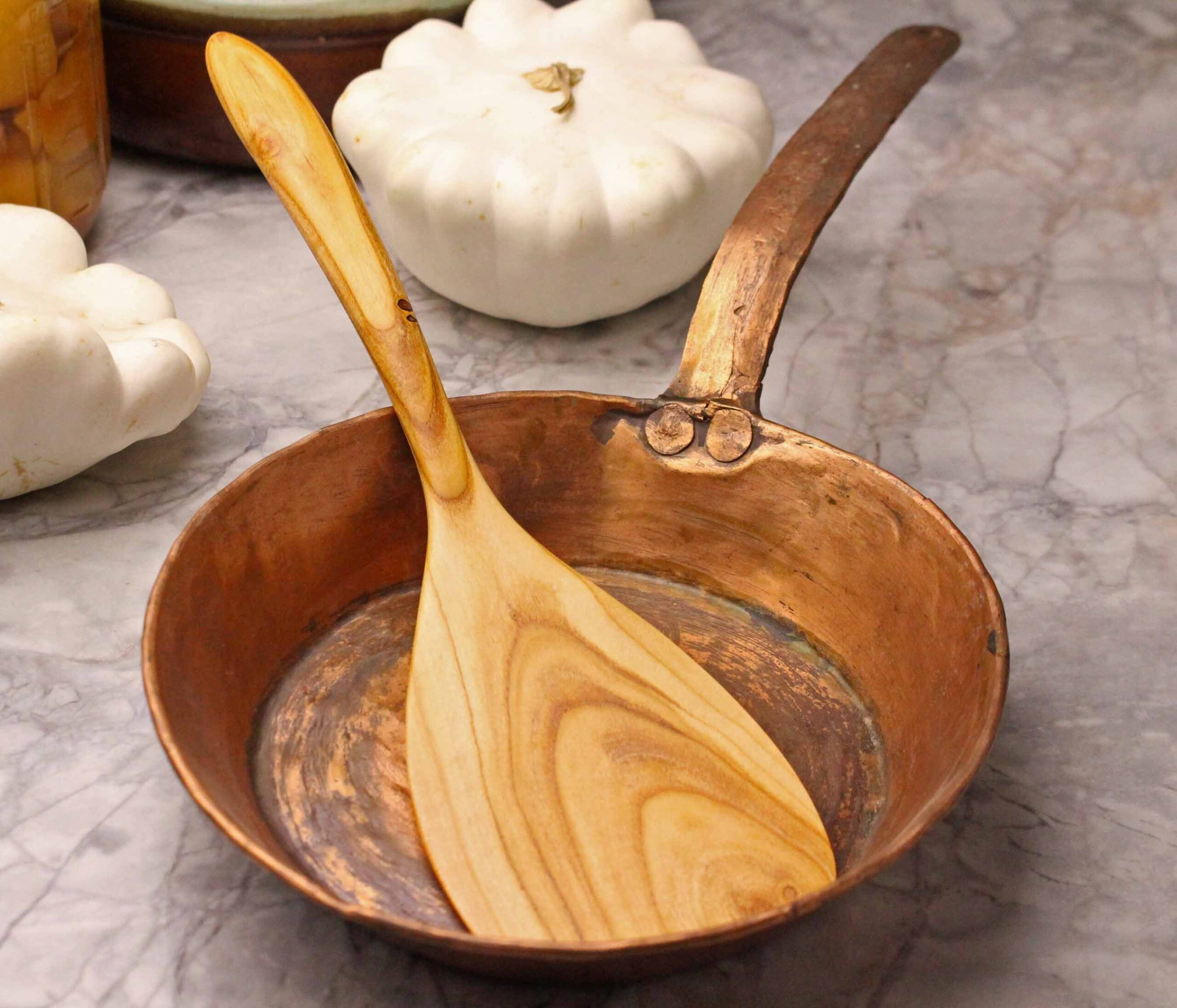 Handmade Wooden Turning and Stirring Spatula - Image 10