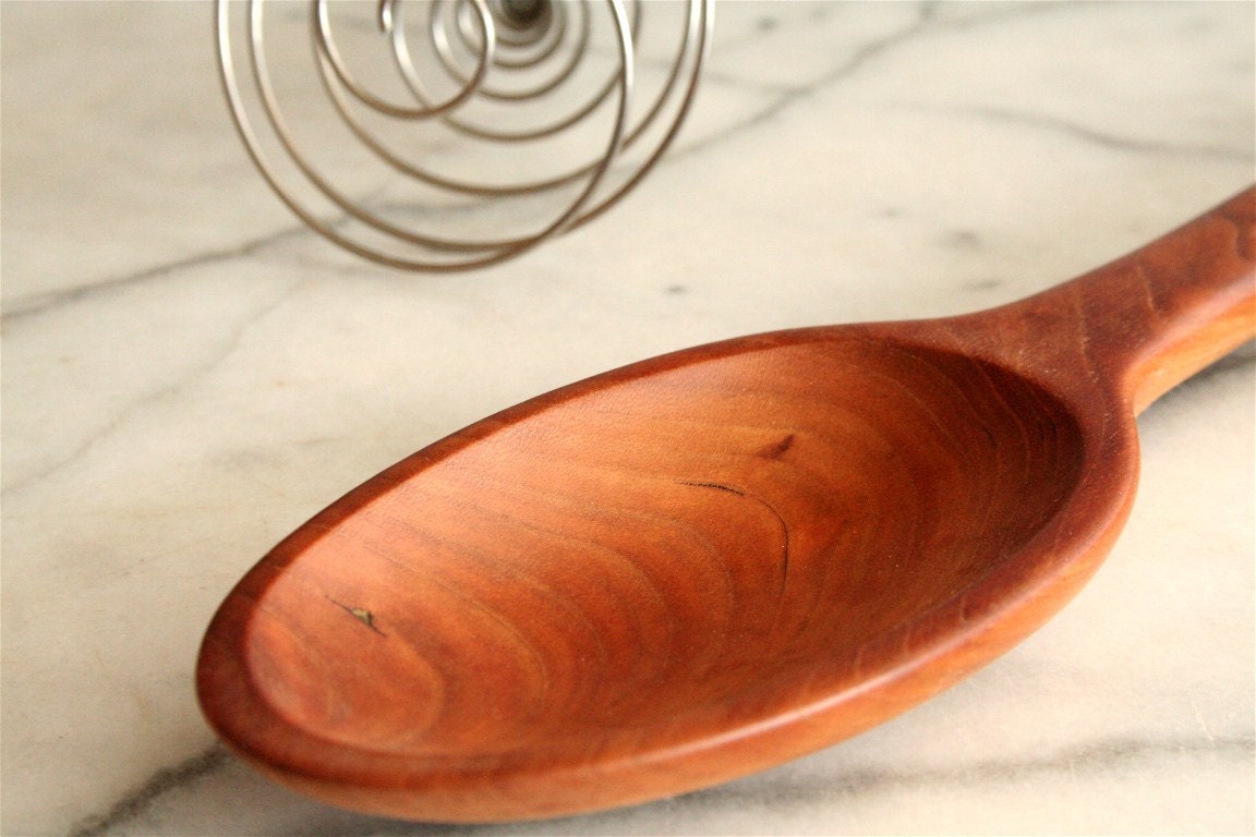 Heavy-Duty Handmade Wooden Mixing Spoon - Image 3