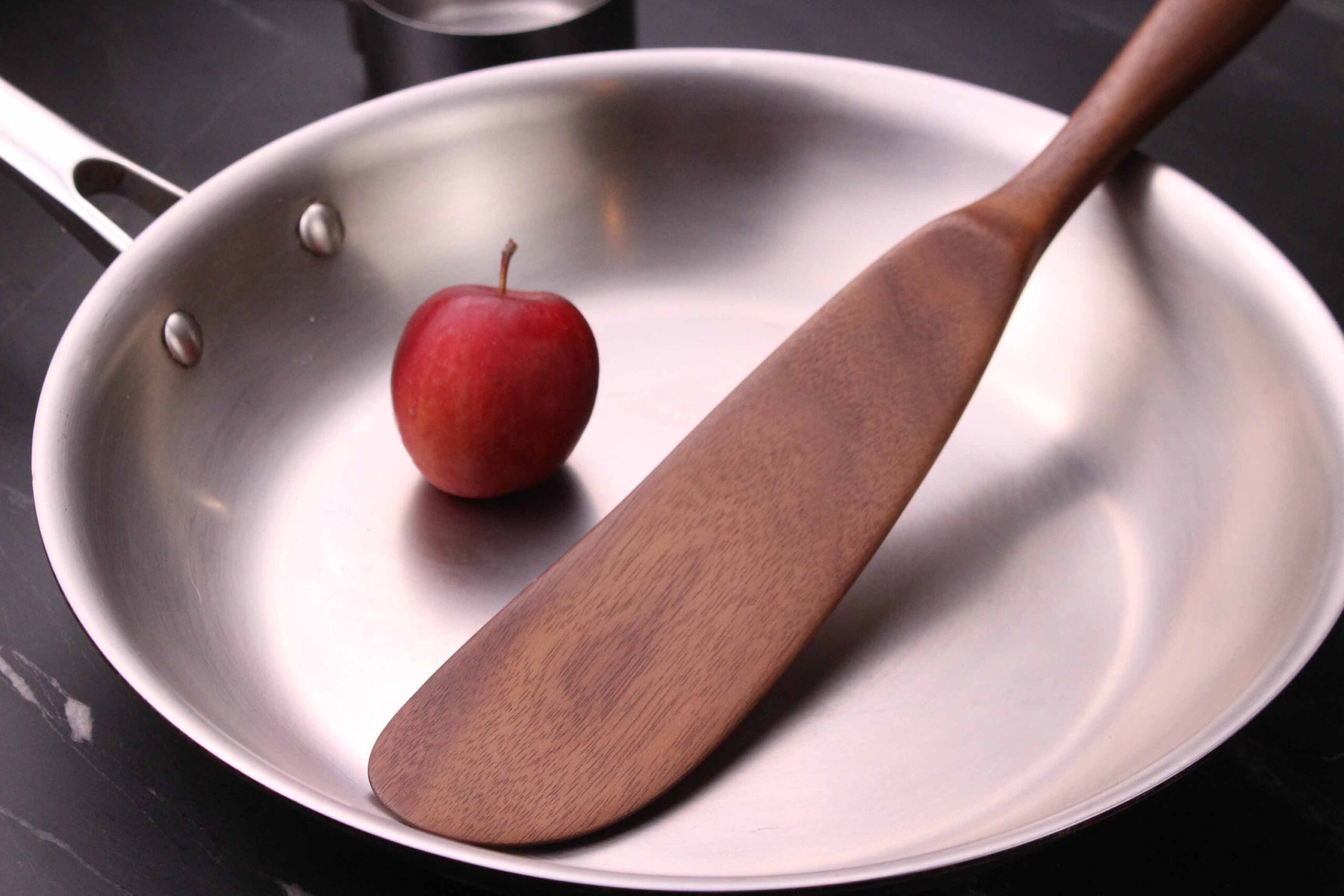 Right-Handed Wooden Spurtle – Walnut - Image 5
