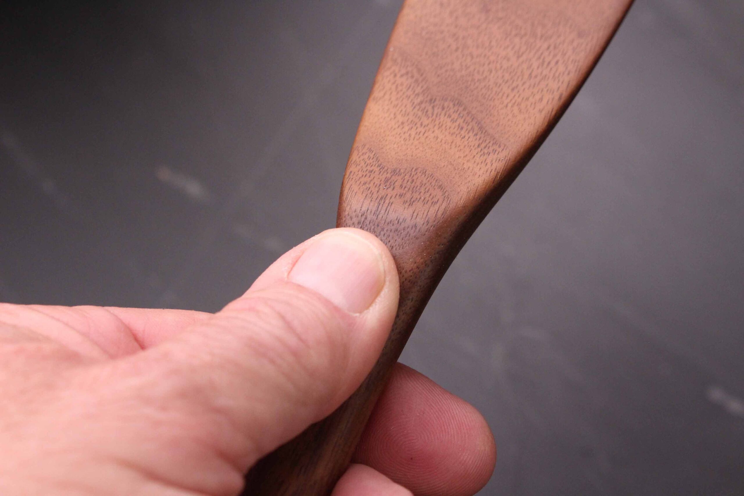 Right-Handed Wooden Spurtle – Walnut - Image 6