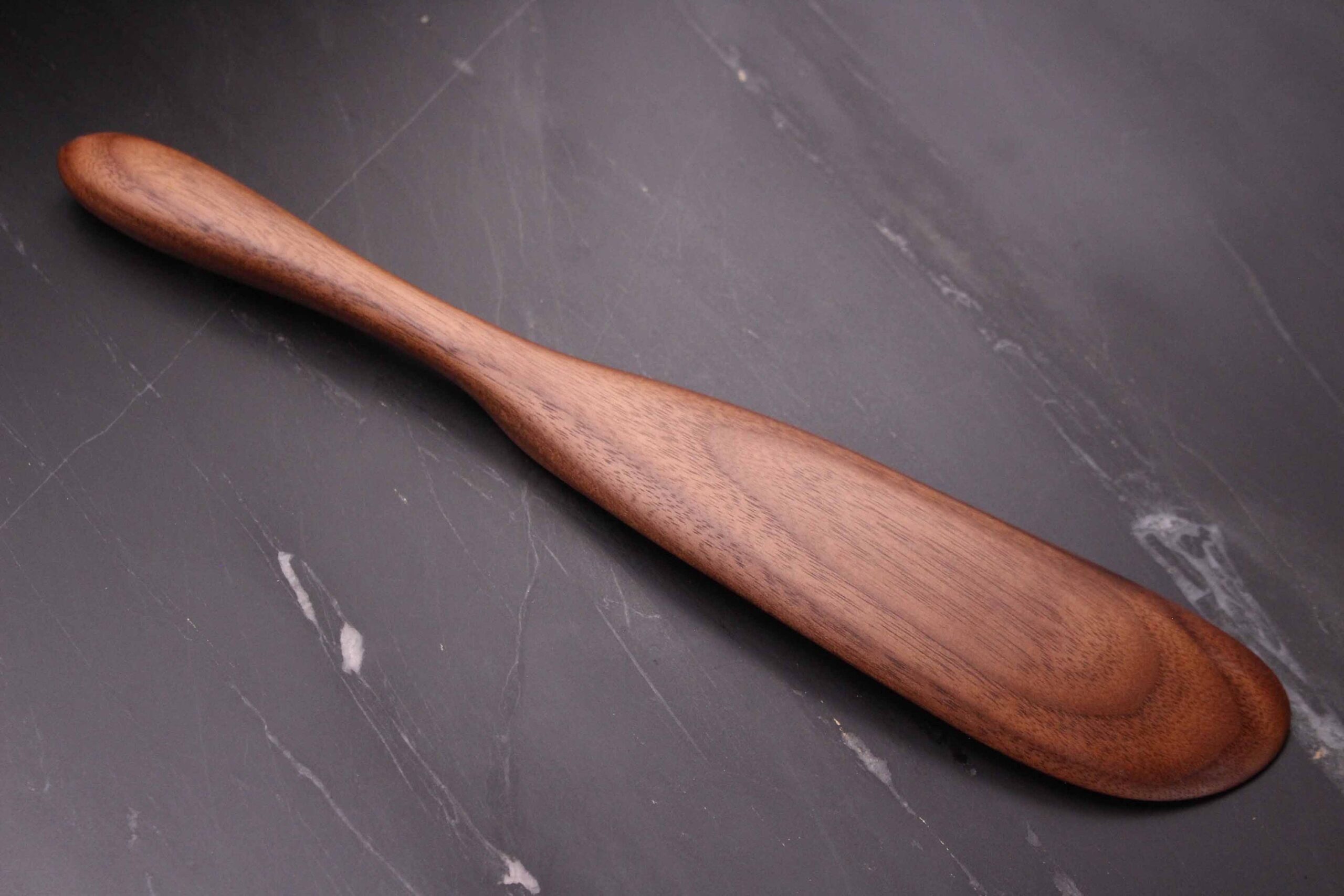 Right-Handed Wooden Spurtle – Walnut - Image 7