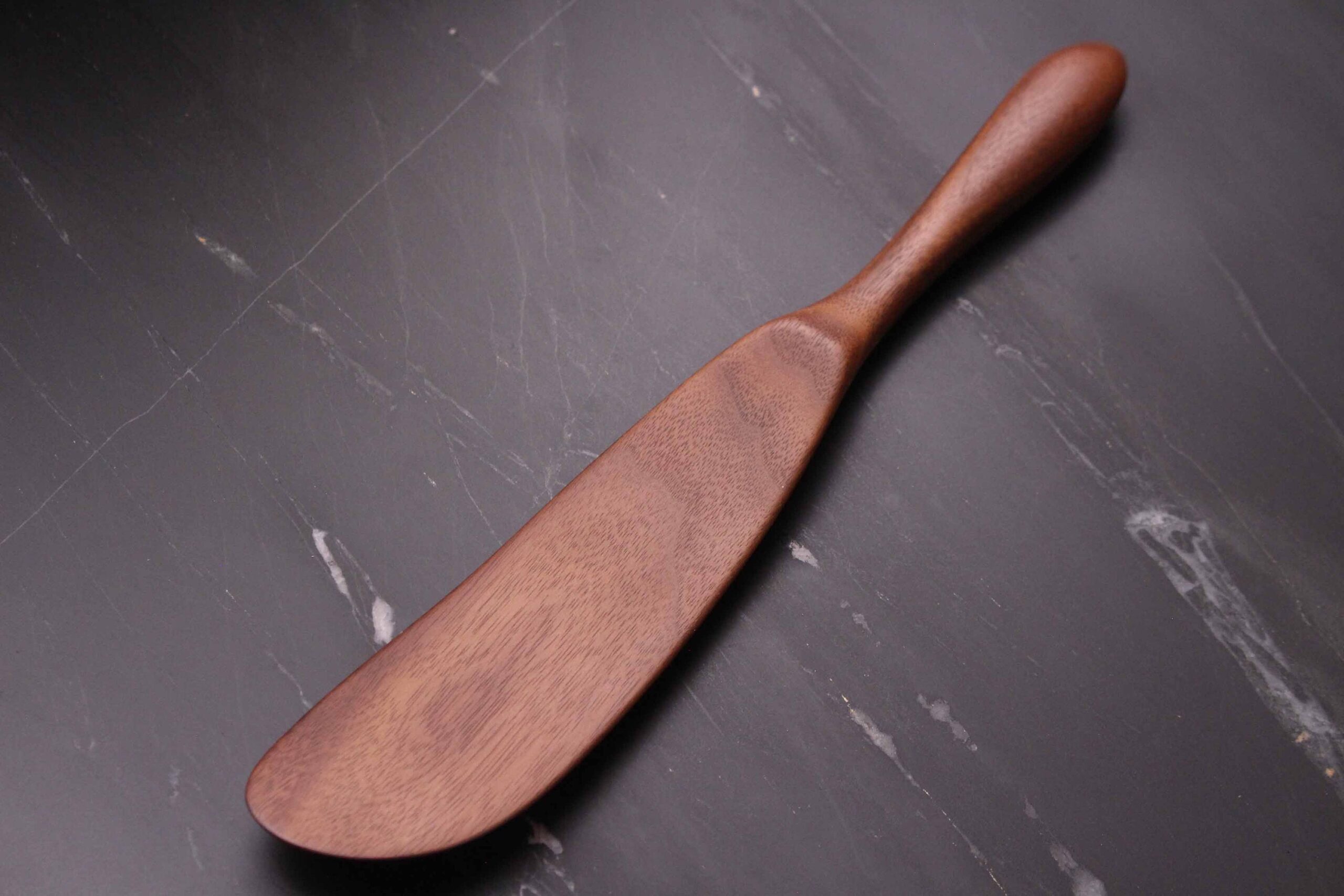 Right-Handed Wooden Spurtle – Walnut - Image 9