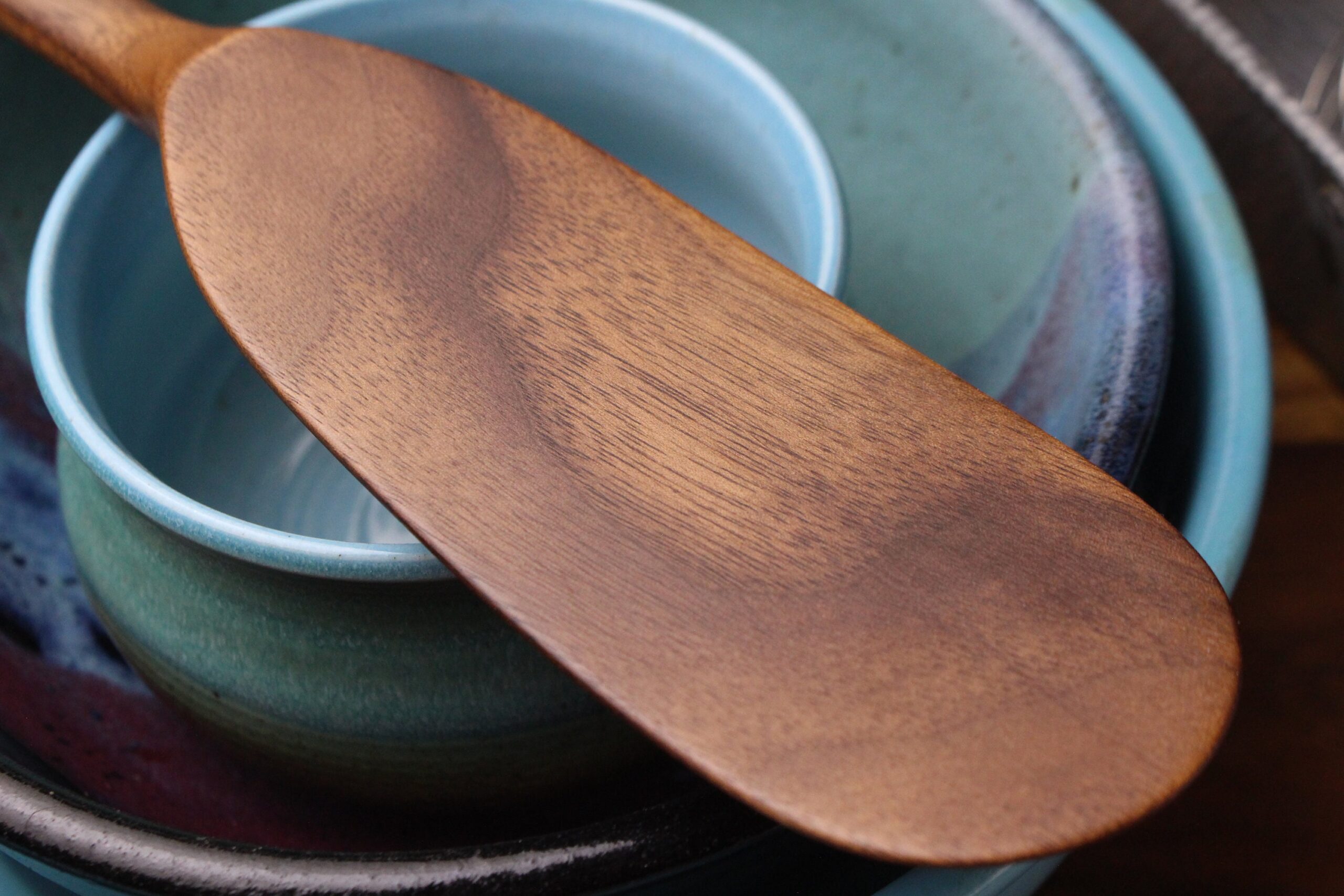 Handmade Wooden Spurtle – Cherry - Image 6