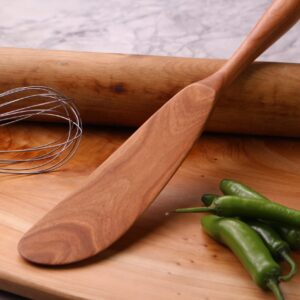 Right-Handed Wooden Spurtle – Walnut
