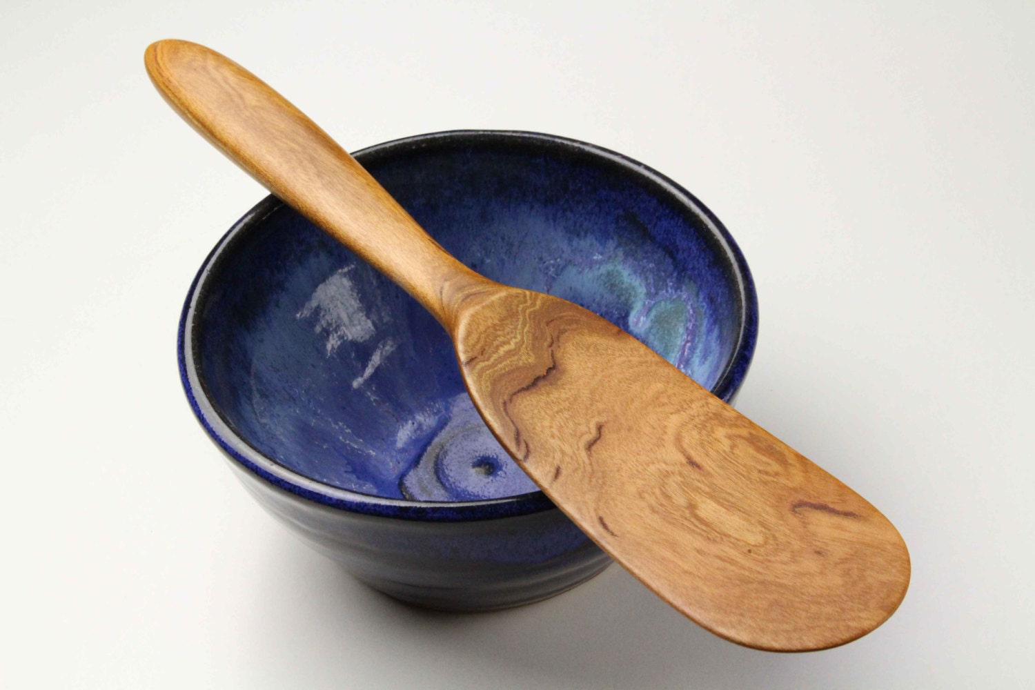 Handmade Wooden Spurtle – Cherry - Image 2