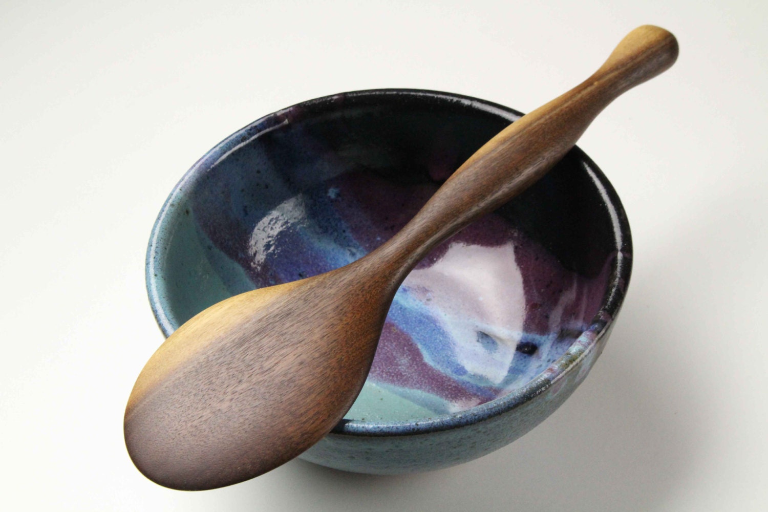 Heavy-Duty Wooden Spurtle and Dough Paddle – Black Walnut - Image 3