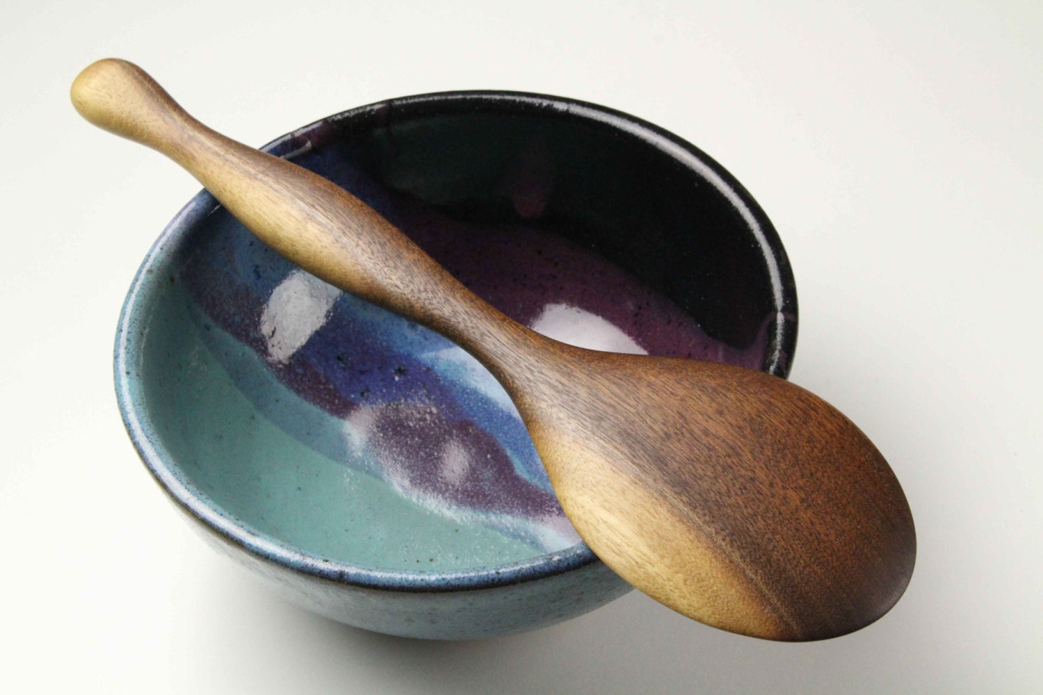Heavy-Duty Wooden Spurtle and Dough Paddle – Black Walnut - Image 4