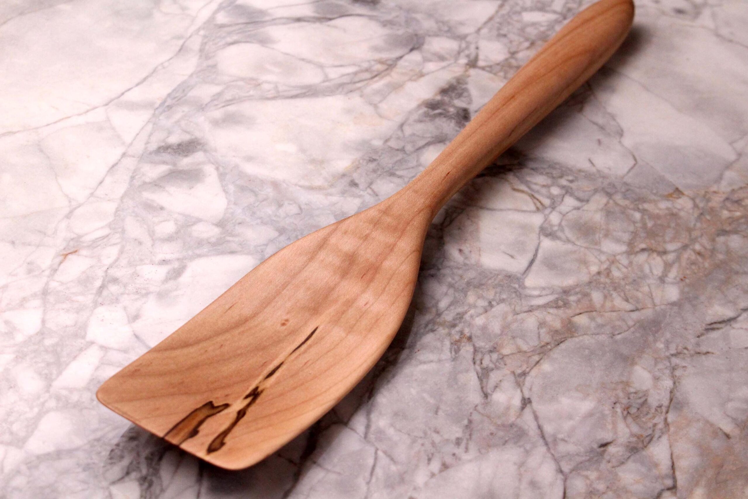 Medium Wooden Stirring and Turning Spatula – Black Walnut - Image 10