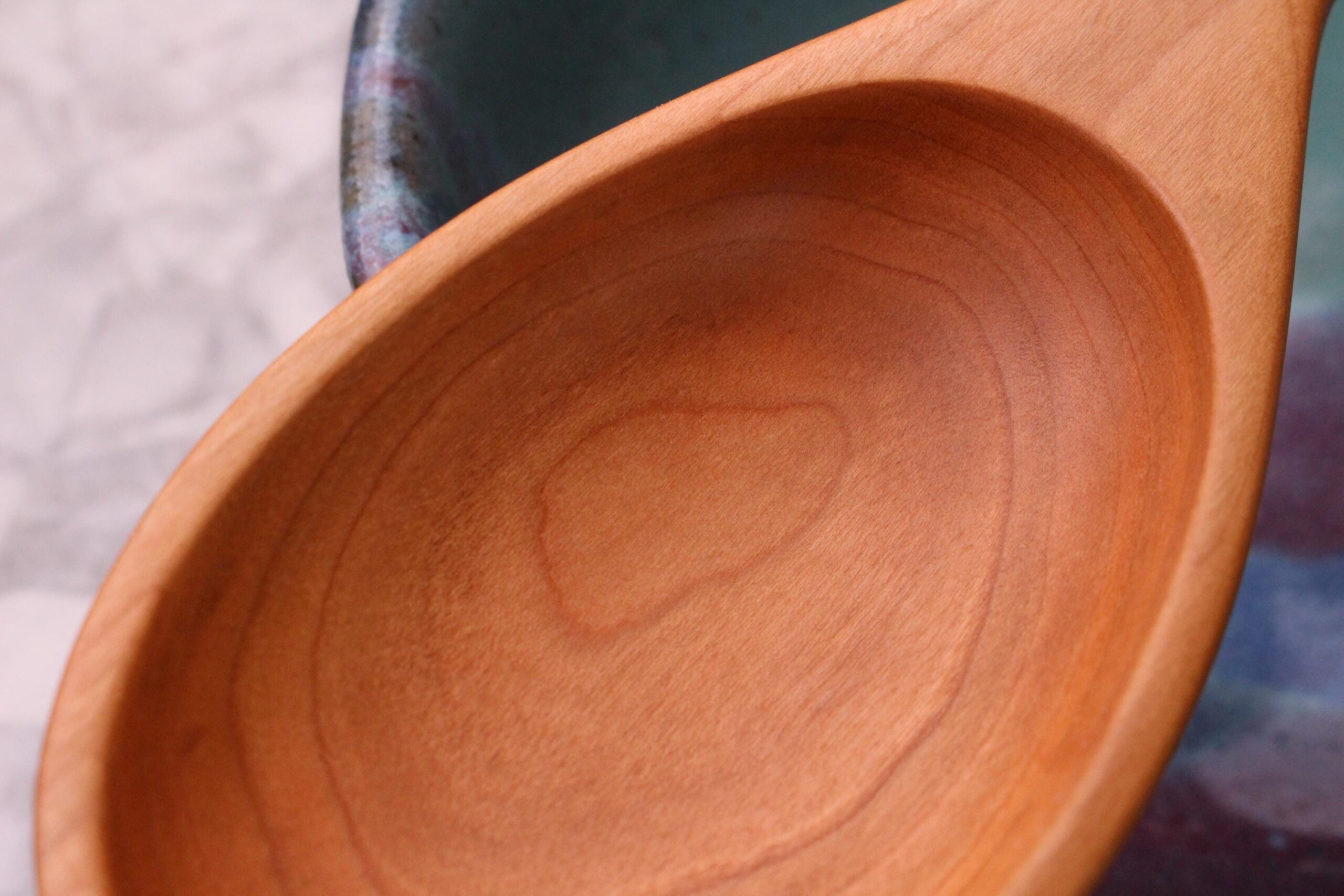 Hand-Carved Wooden Stirring and Mixing Spoon - Image 4