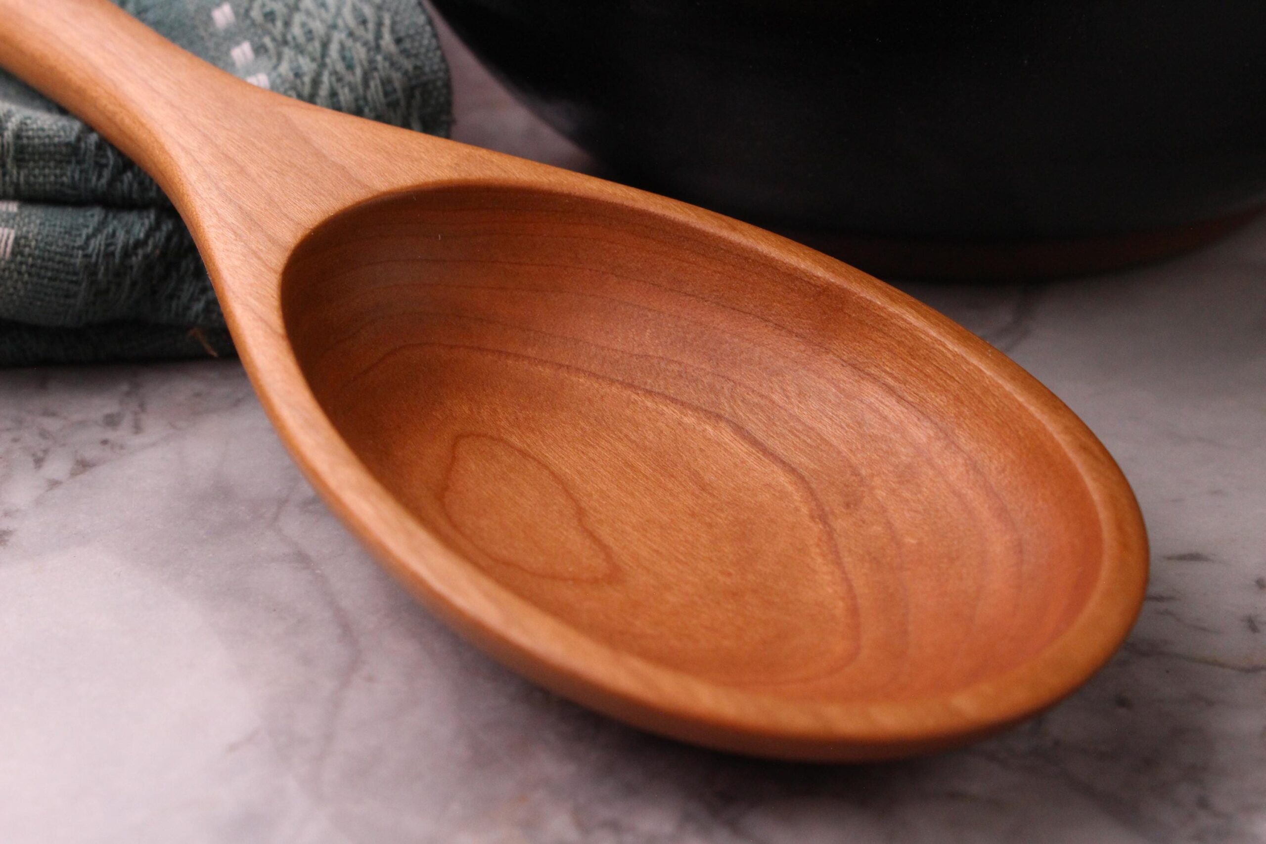 Hand-Carved Wooden Stirring and Mixing Spoon - Image 7