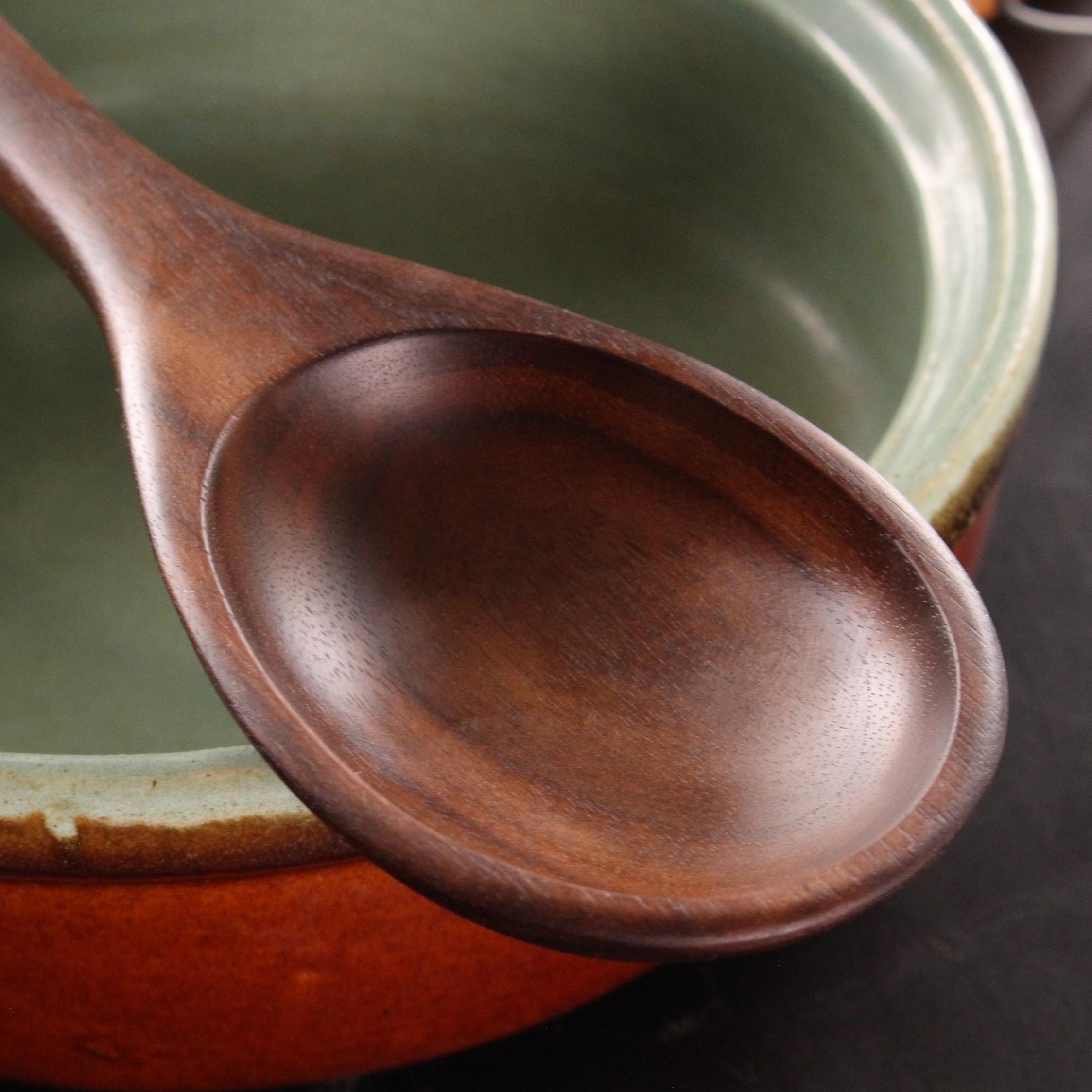Hand-Carved Wooden Stirring and Mixing Spoon - Image 10