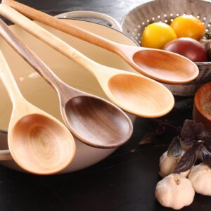 Large Handmade Wooden Stirring Spoon – Walnut