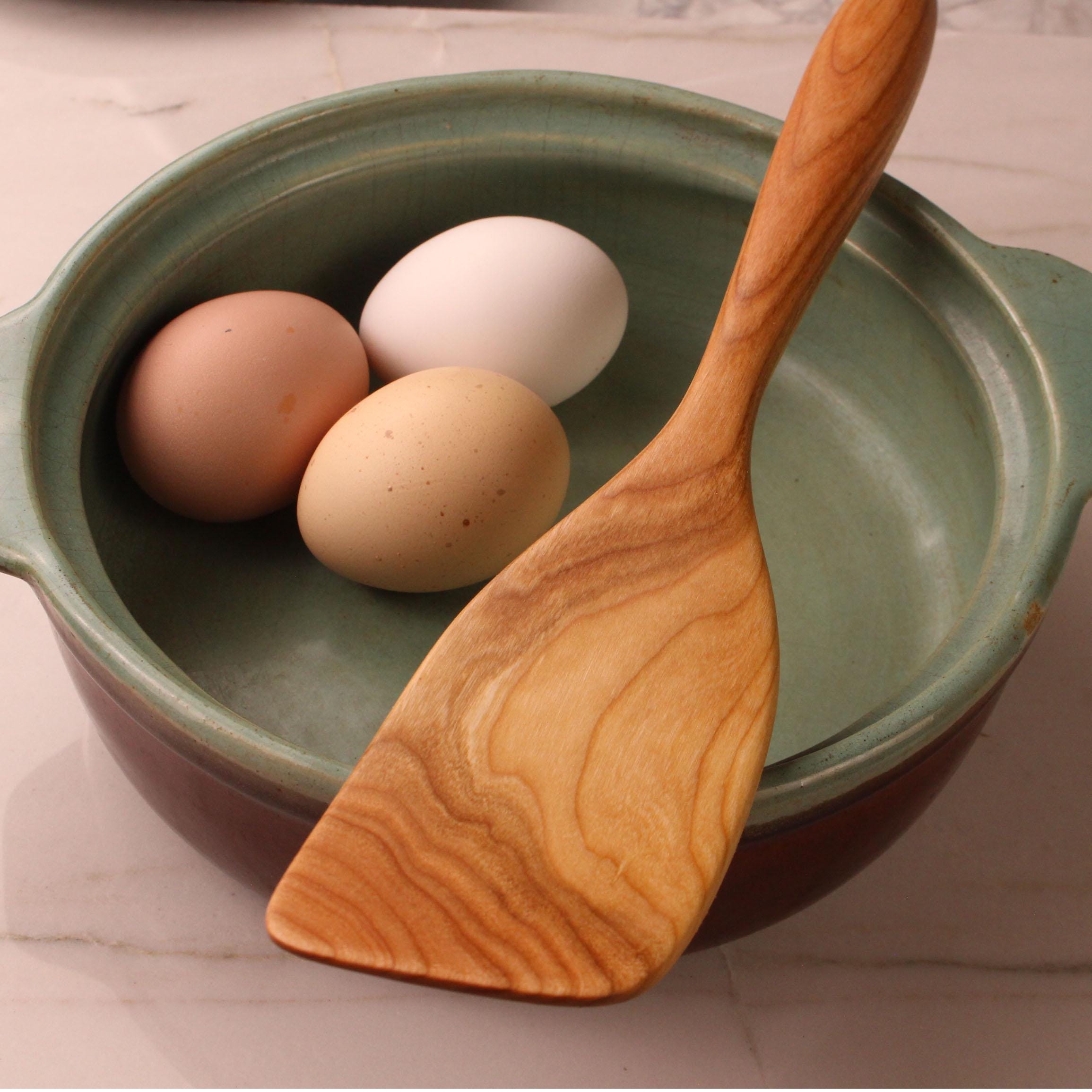 Handmade Wooden Stirring Spatula – Walnut, Cherry or Maple - Image 3