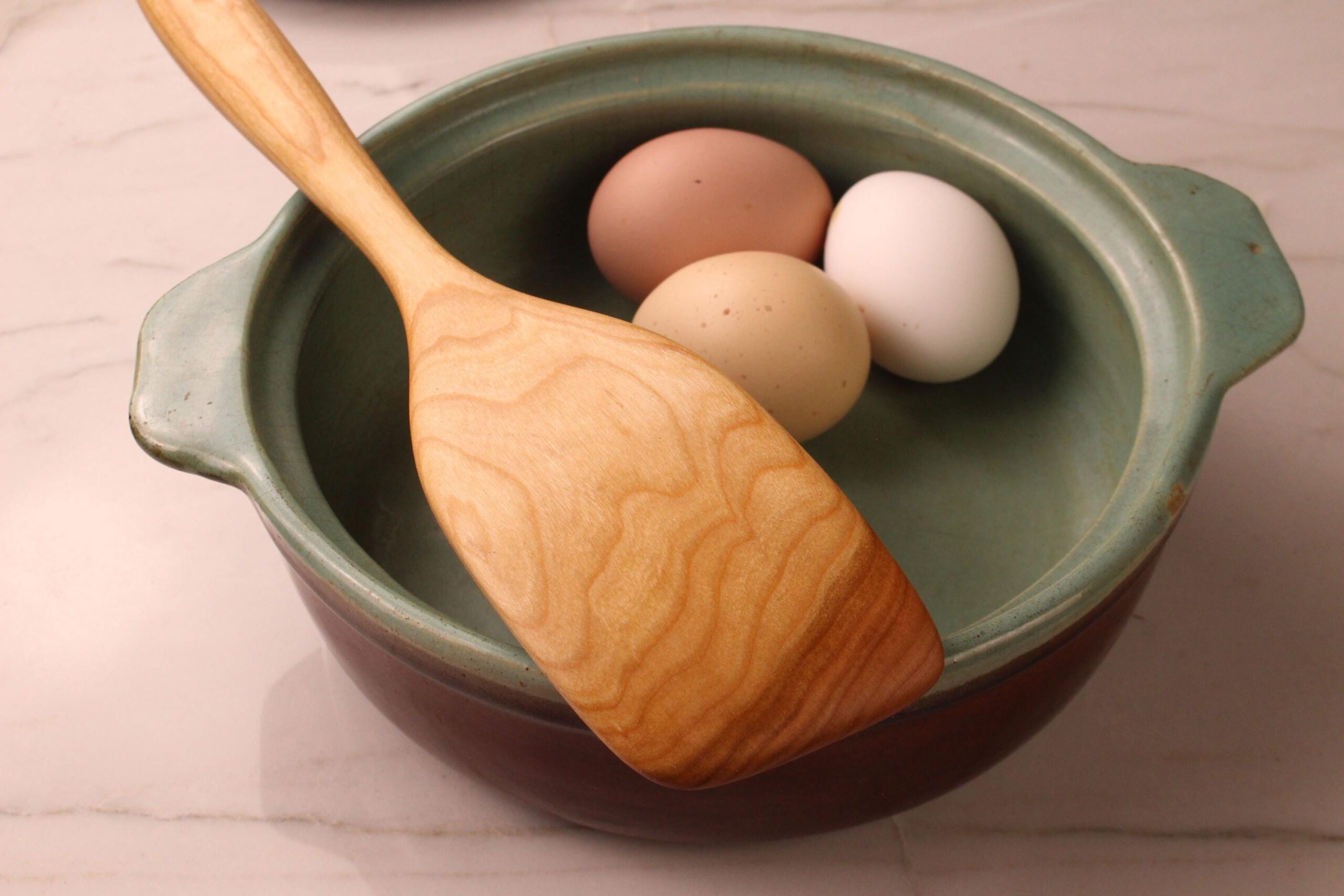 Handmade Wooden Stirring Spatula – Walnut, Cherry or Maple - Image 4