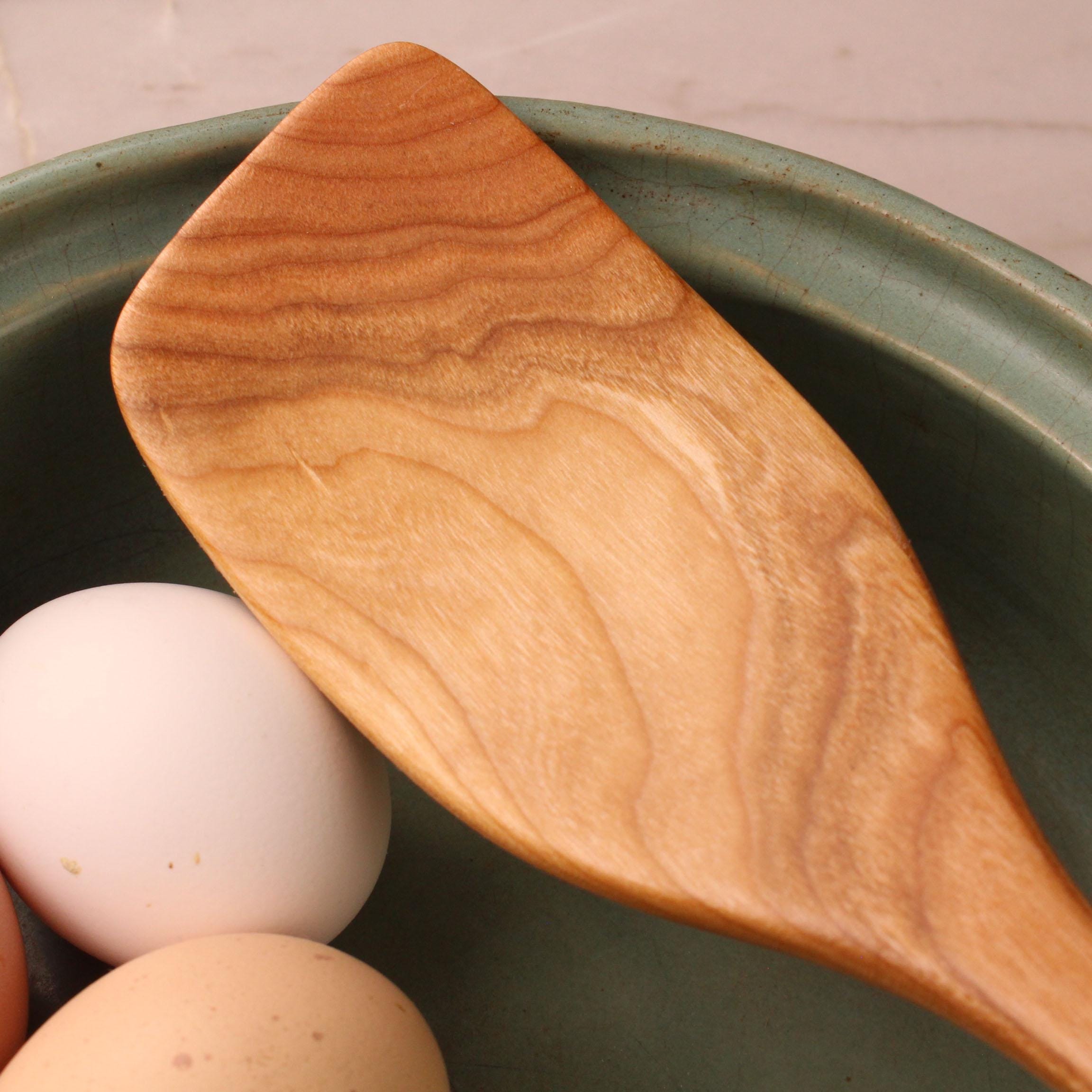 Handmade Wooden Stirring Spatula – Walnut, Cherry or Maple - Image 5