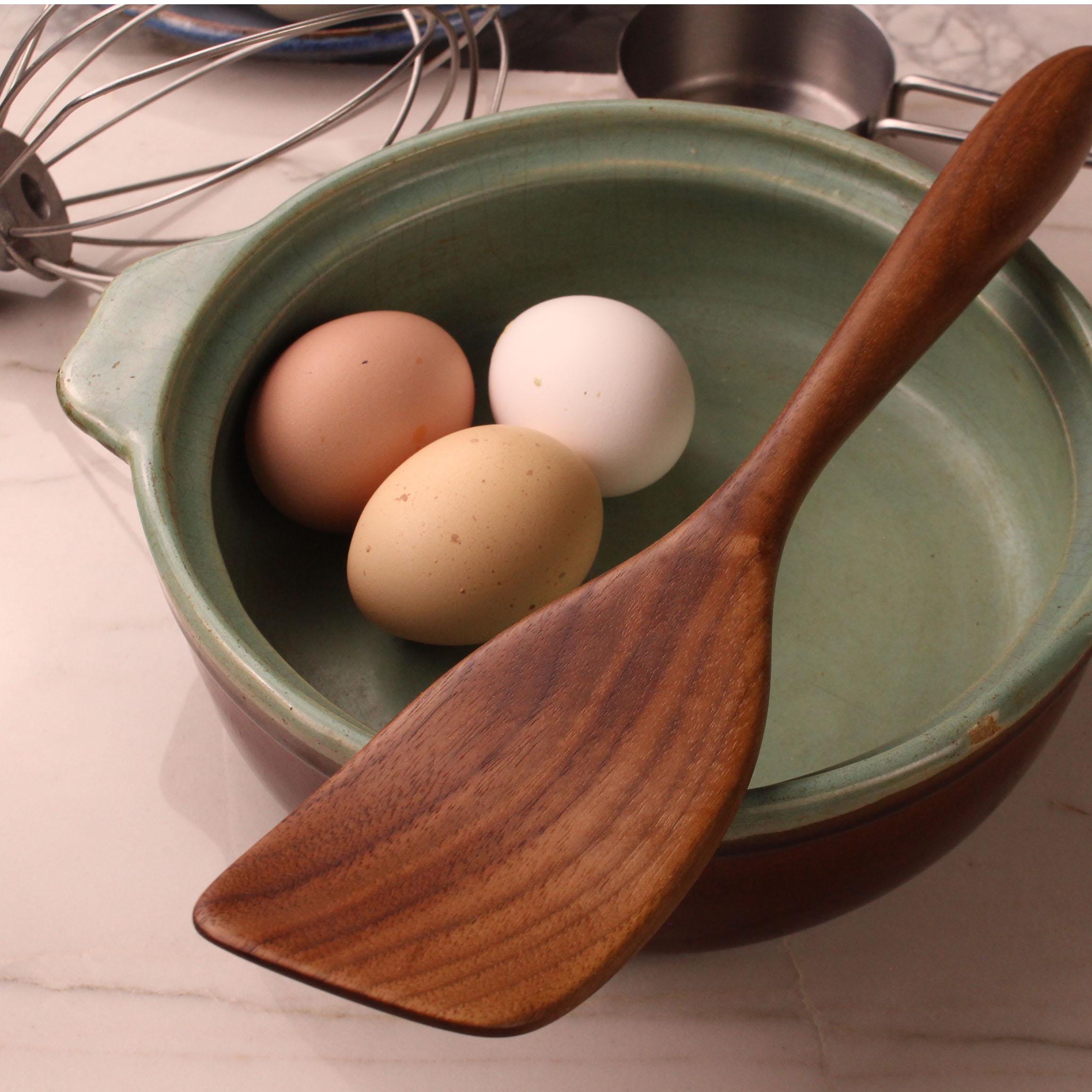 Handmade Wooden Stirring Spatula – Walnut, Cherry or Maple - Image 6