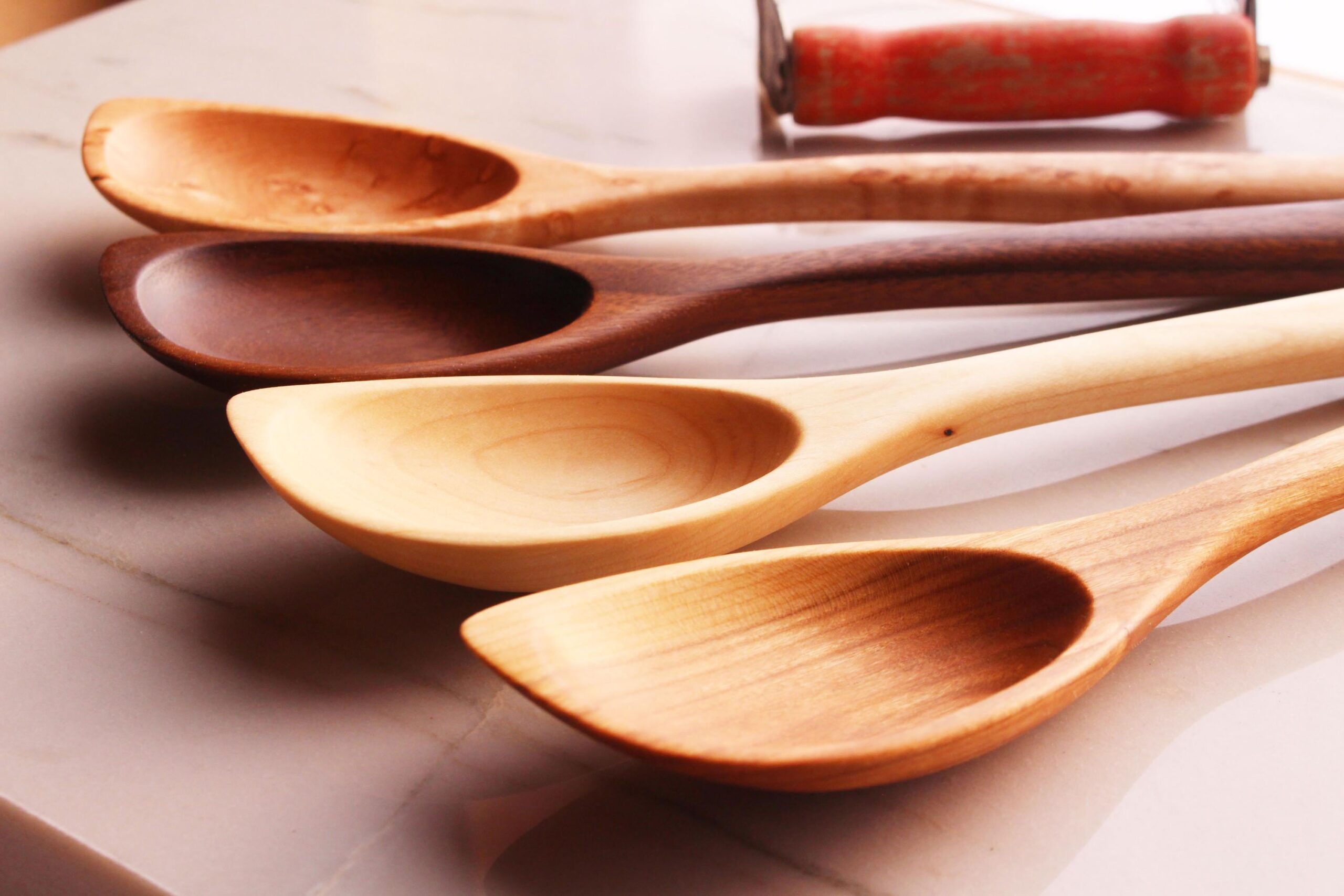 Wooden Spatula Spoon – Cherry, Walnut or Maple - Image 2