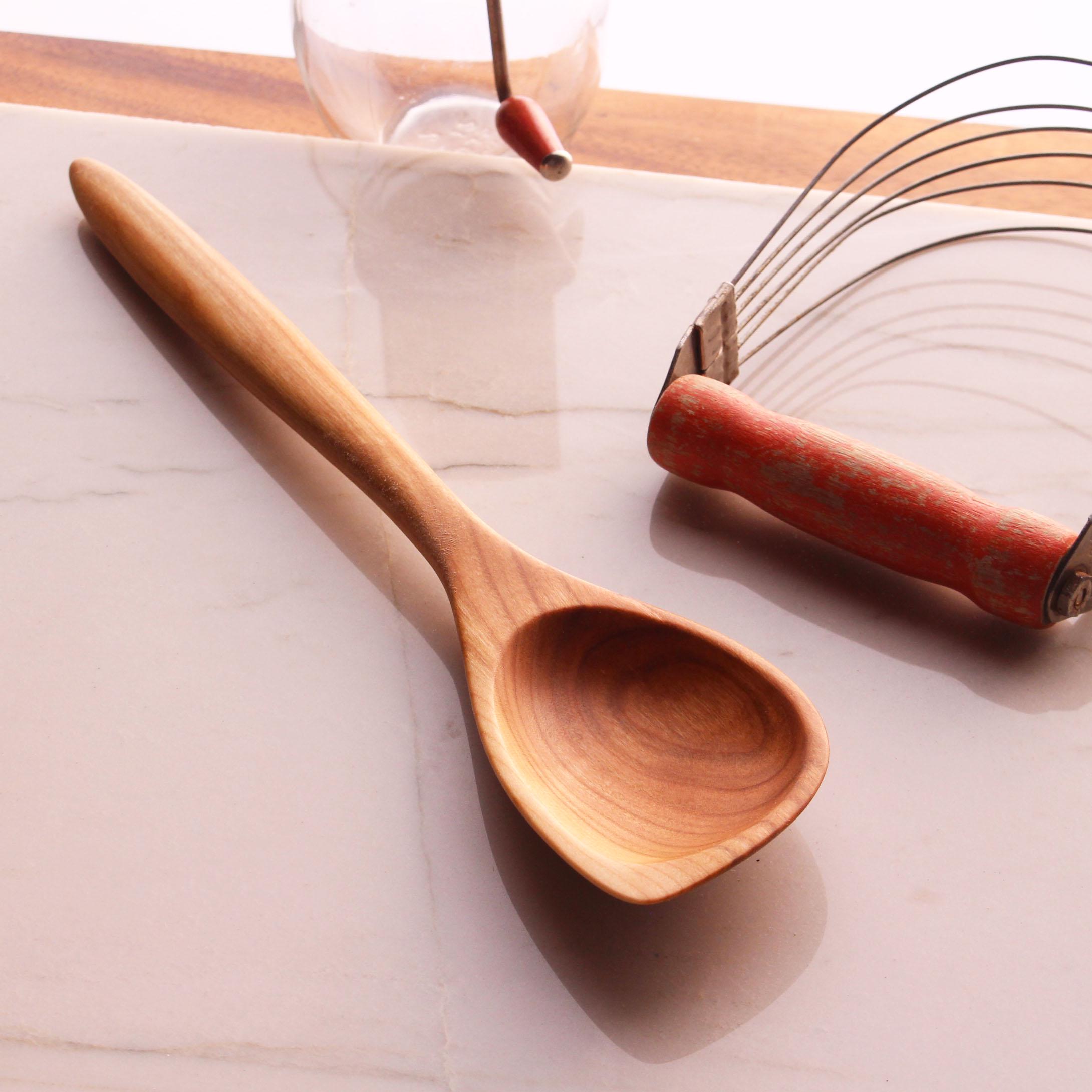 Wooden Spatula Spoon – Cherry, Walnut or Maple - Image 8