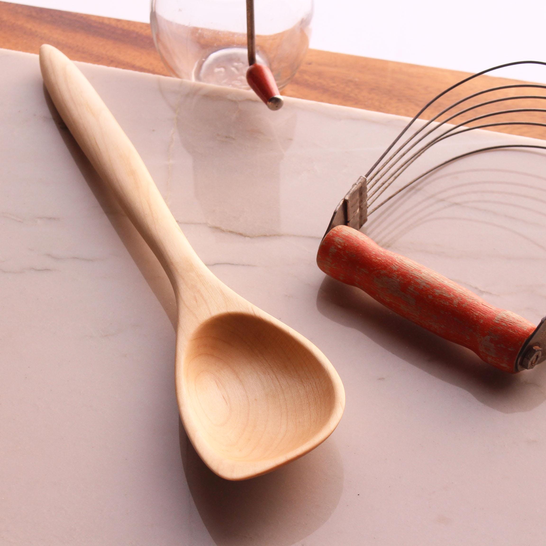 Wooden Spatula Spoon – Cherry, Walnut or Maple - Image 11