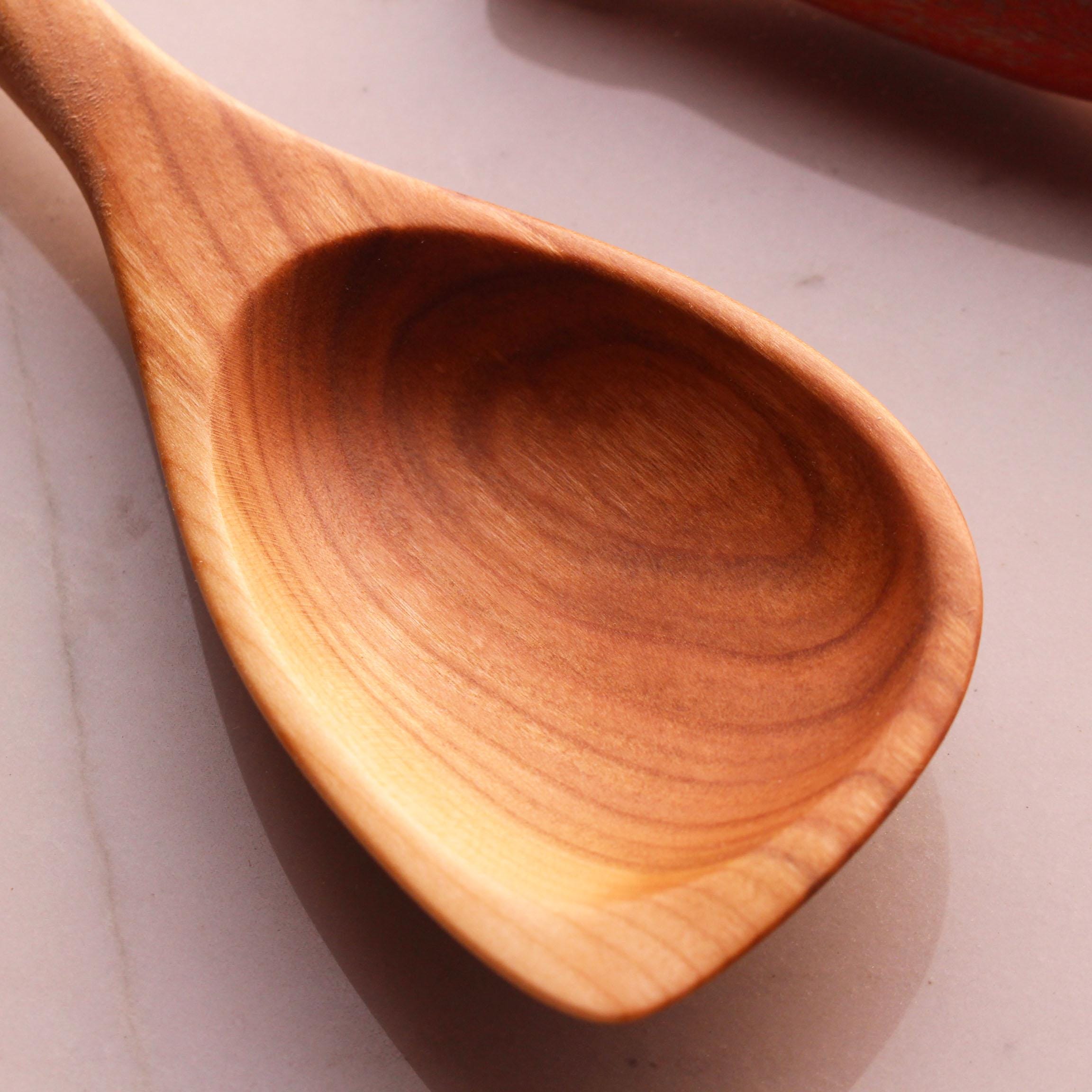 Wooden Spatula Spoon – Cherry, Walnut or Maple - Image 9