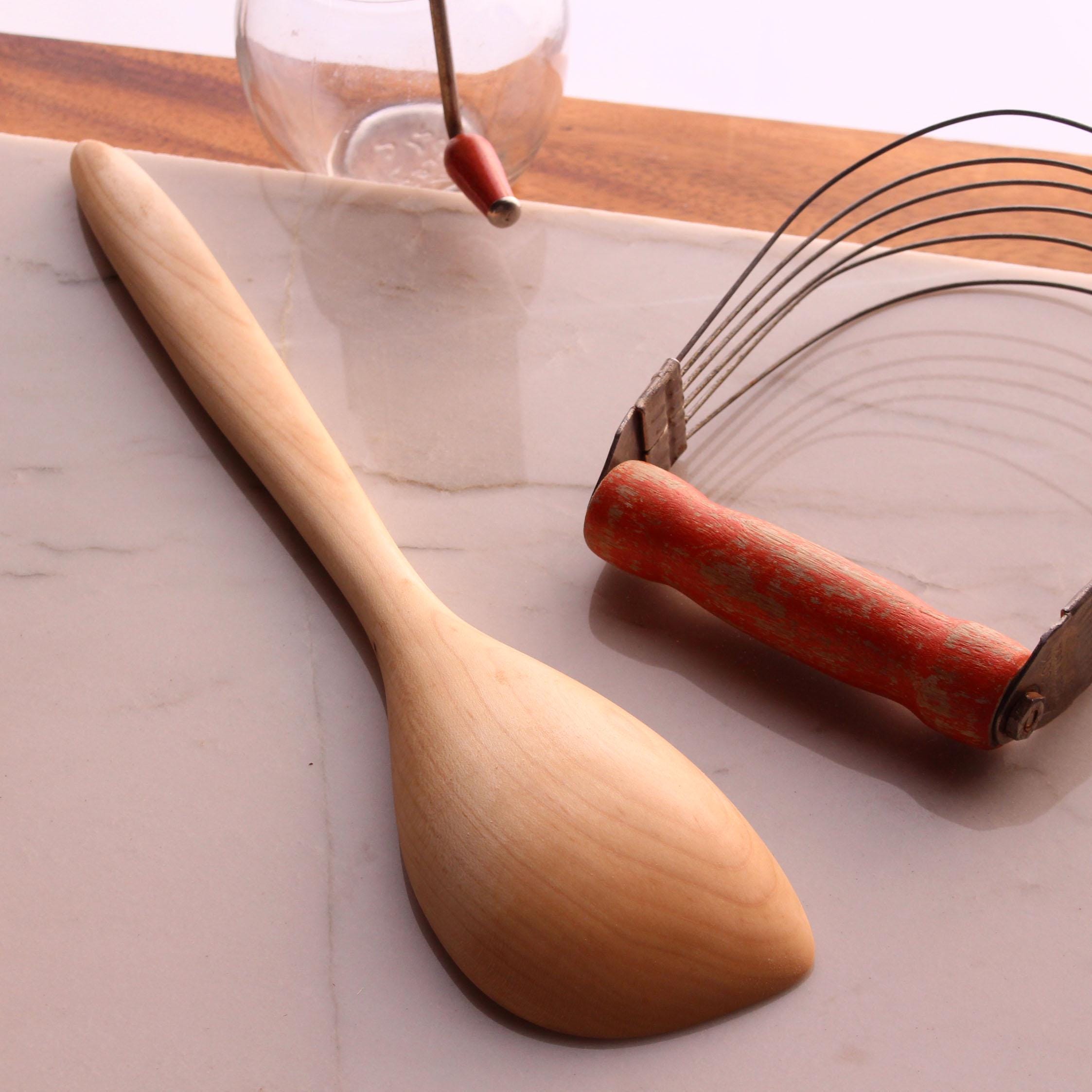 Wooden Spatula Spoon – Cherry, Walnut or Maple - Image 14