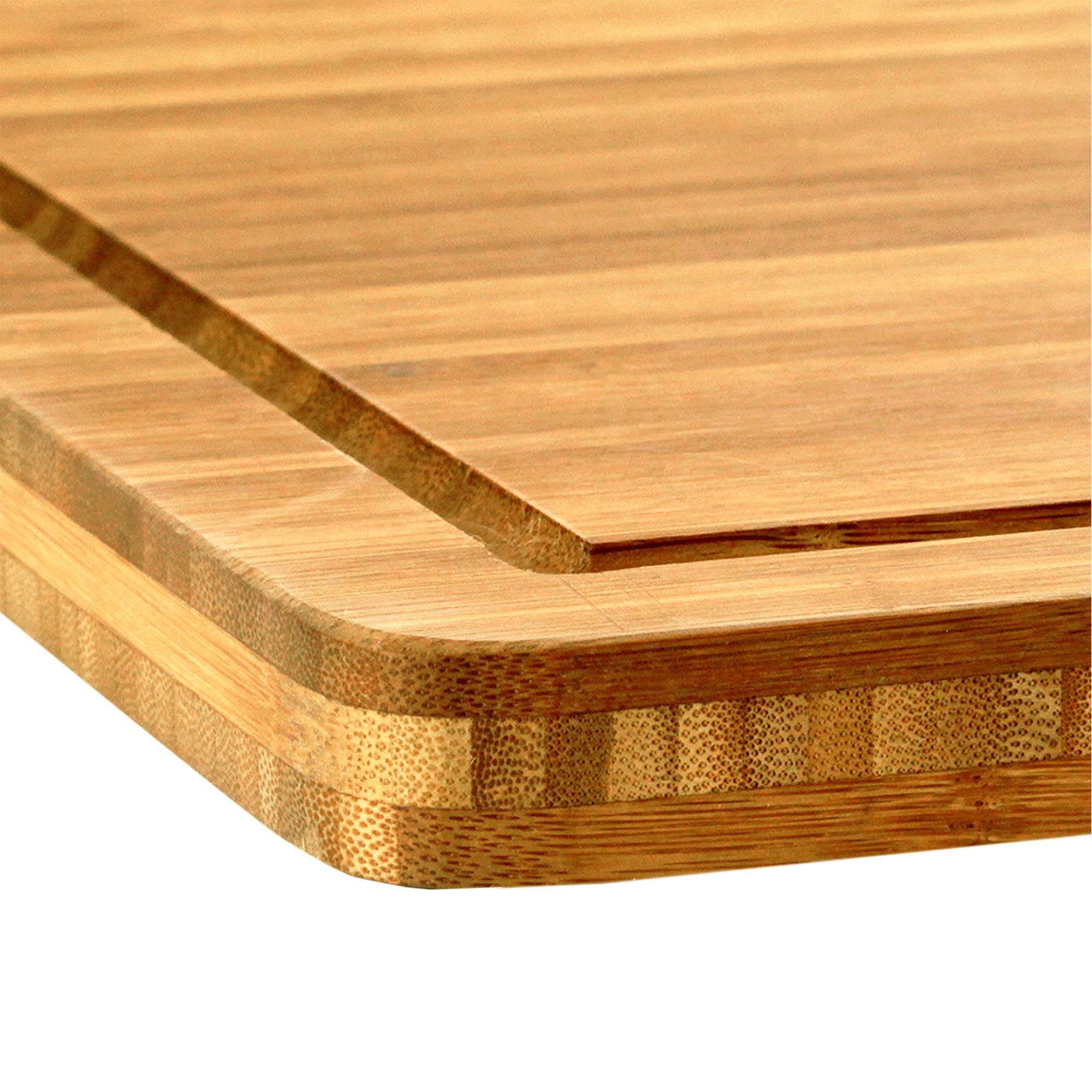 Grooved Square Bamboo Cutting Board – 20 x 20 Inch - Image 6